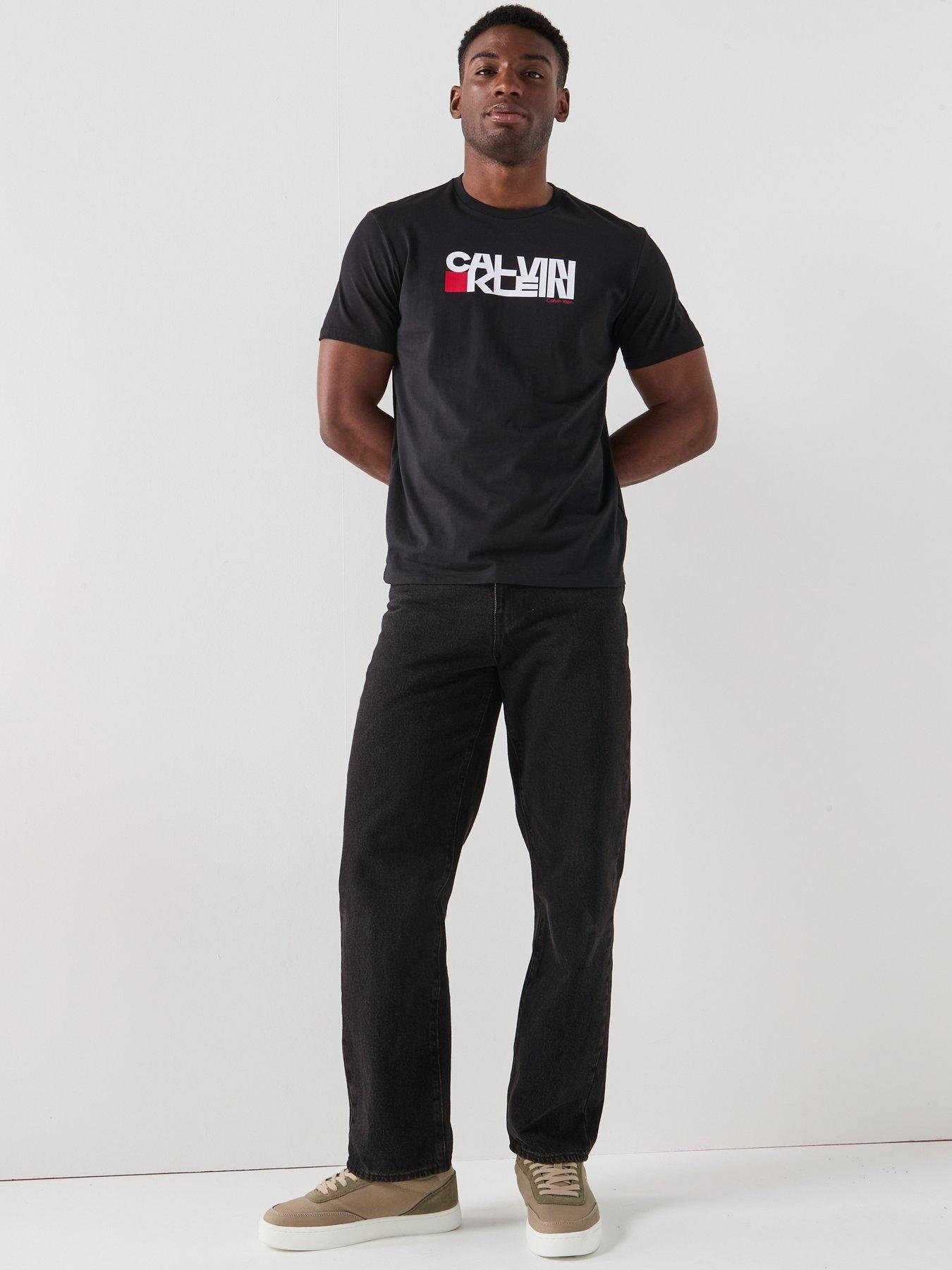 Image 3 of 4 of Calvin Klein Jeans Redbox Graphic T-Shirts - Black