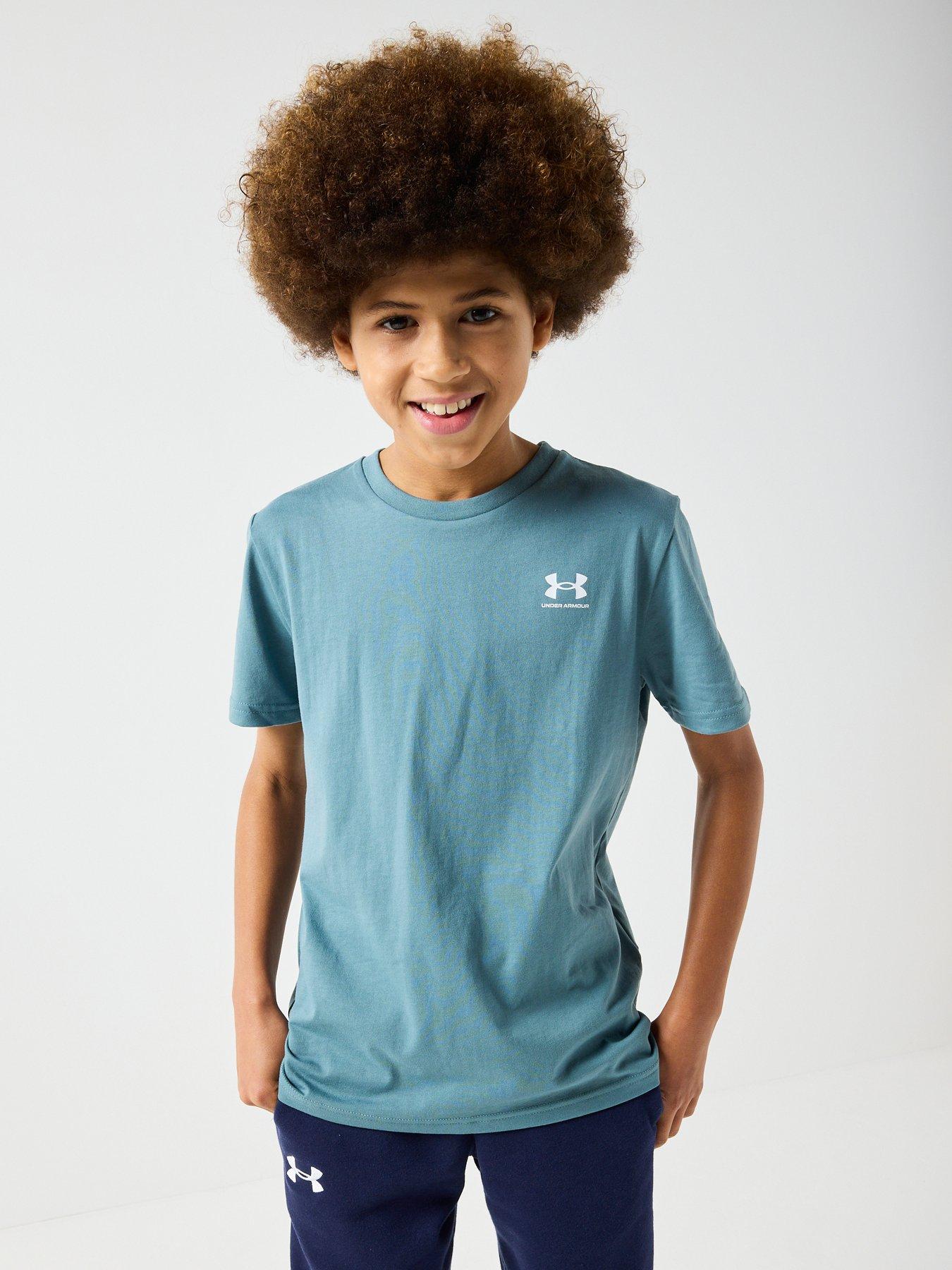 under-armour-junior-boys-training-sportstyle-left-chest-logo-t-shirt-green
