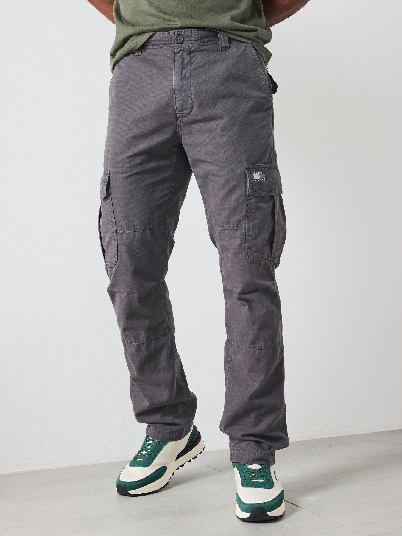 tommy-jeans-ryan-ripstop-cargo-casual-pants-black