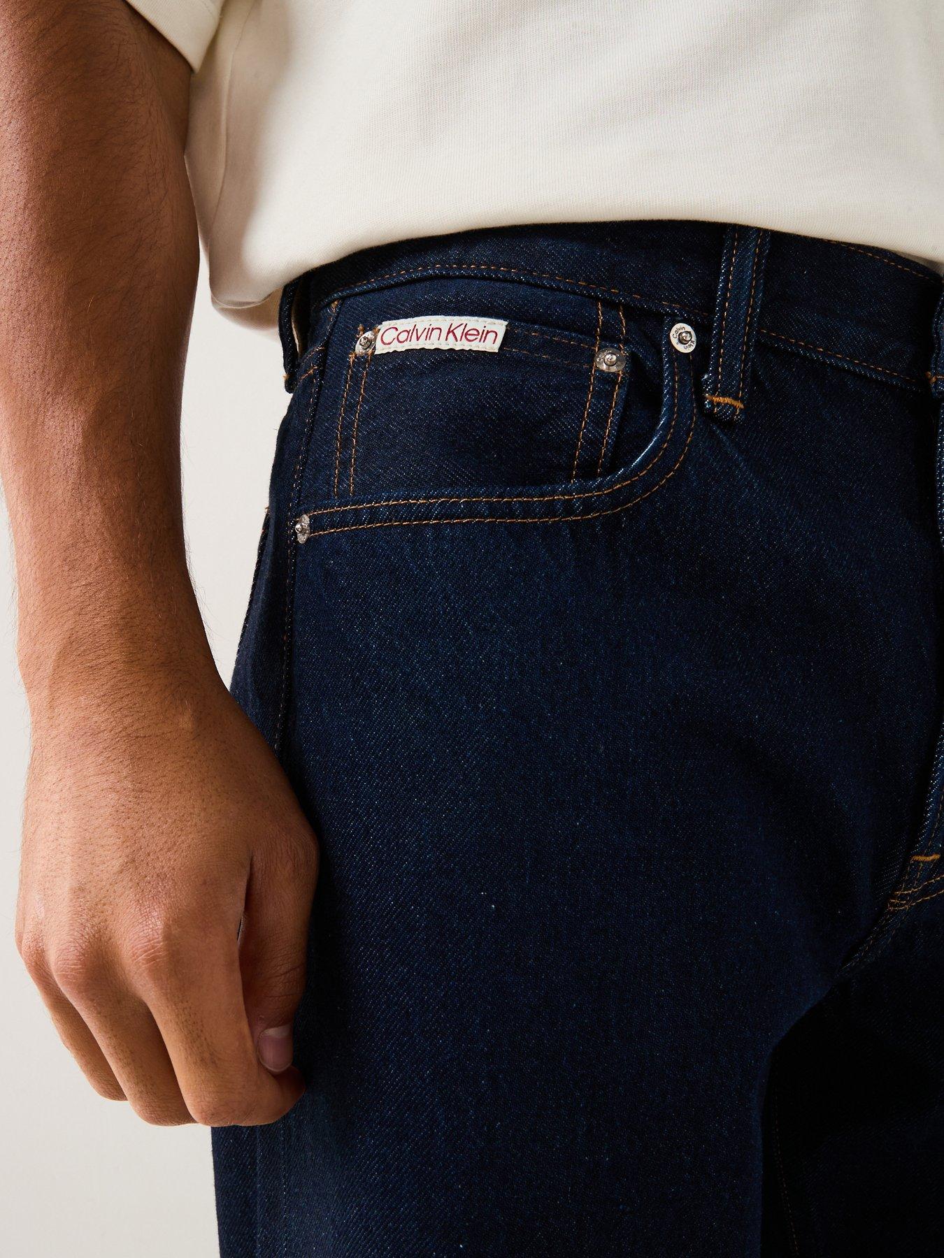 calvin-klein-jeans-5-pocket-90s-tapered-selvedge-dark-blueoutfit