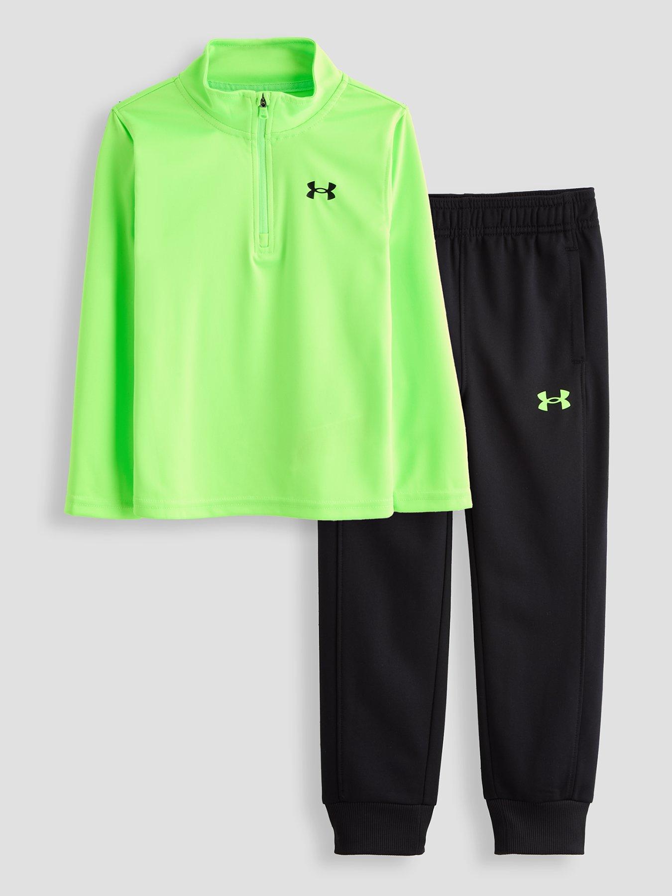 under-armour-boys-11-zip-tech-set-yellowfront