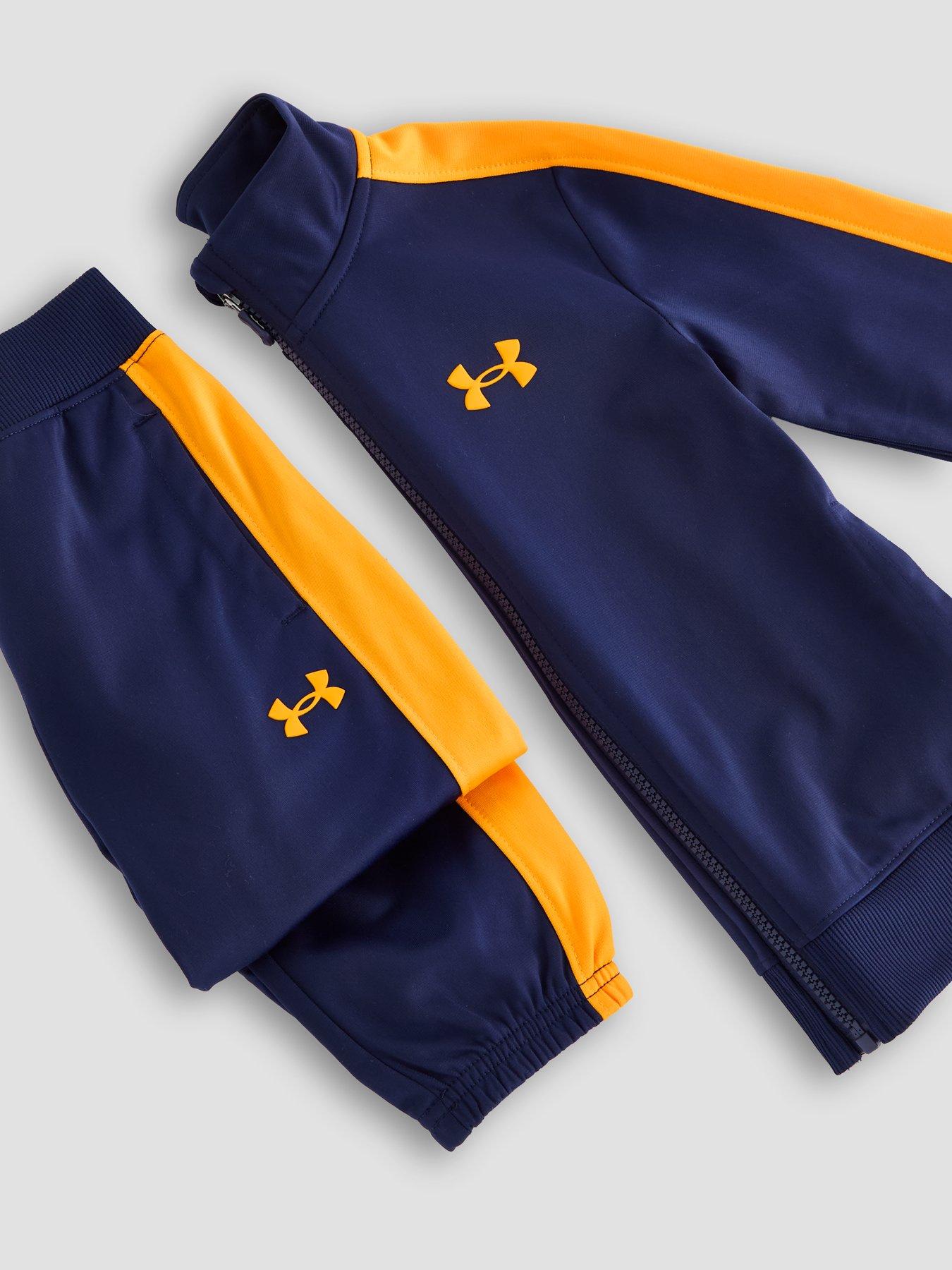 Image 3 of 4 of UNDER ARMOUR Boys Knit Tracksuit - Navy