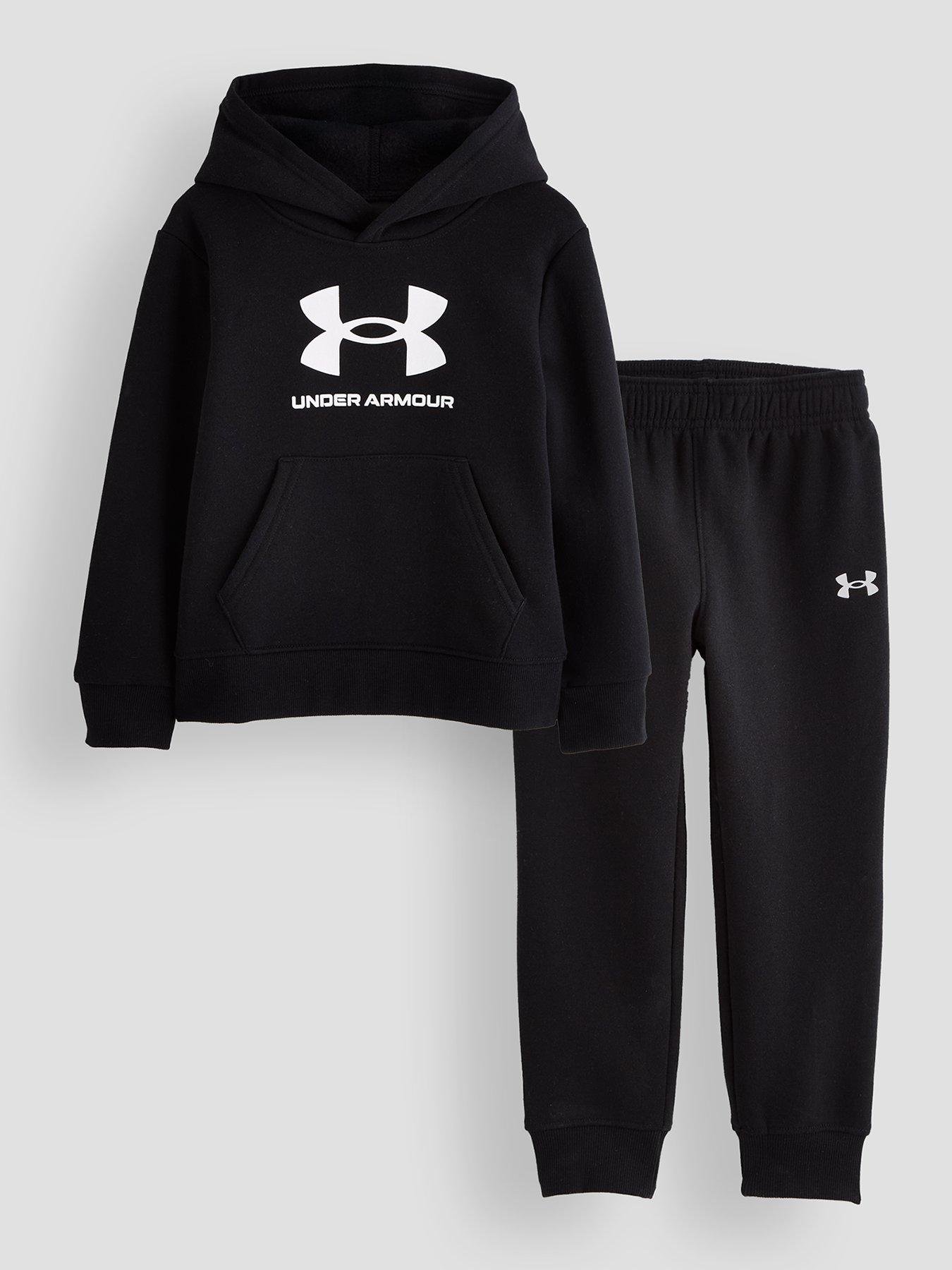 under-armour-boys-logo-hoodie-set-black