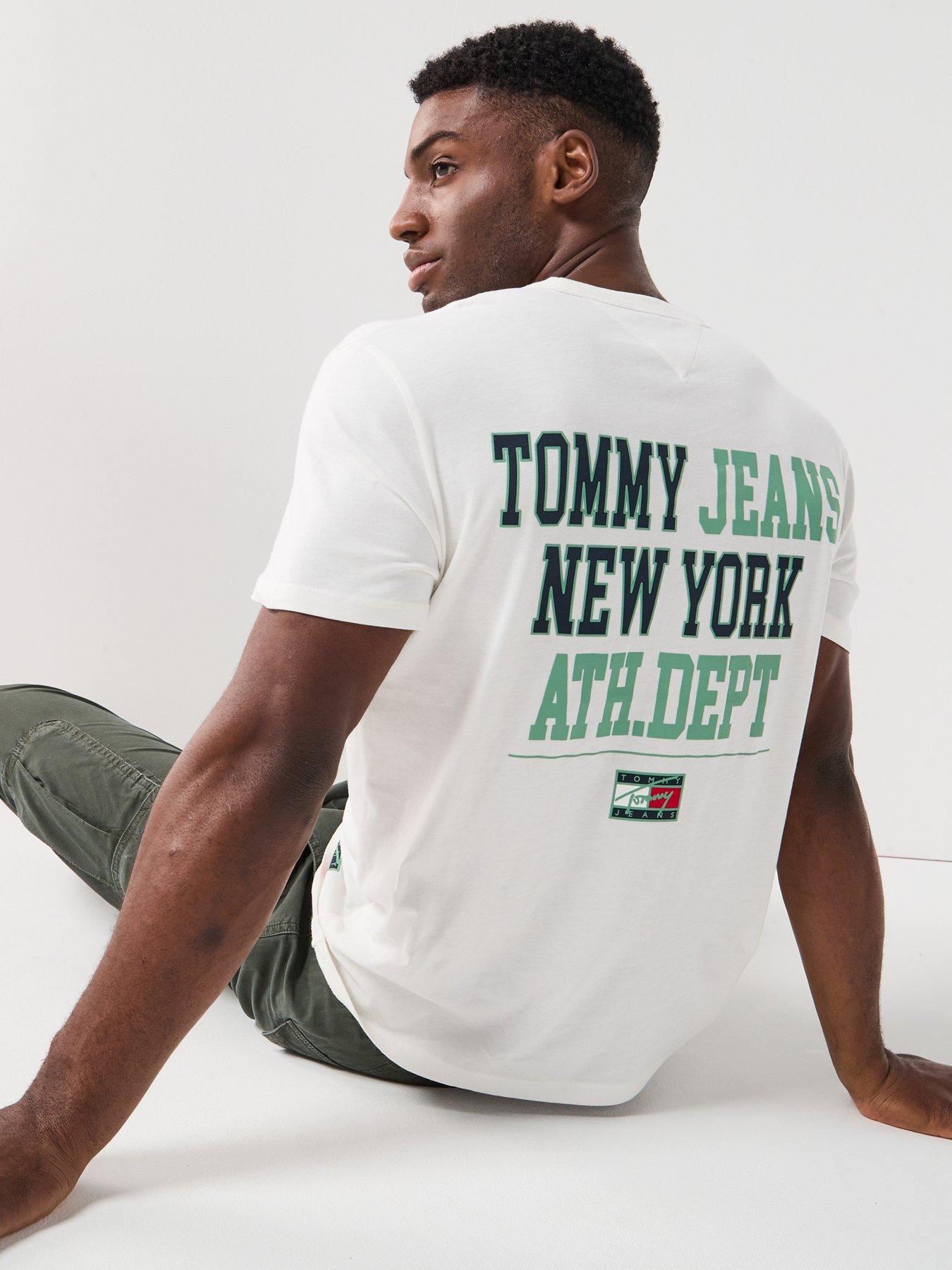Tommy Jeans Back Logo Print T-Shirt - White