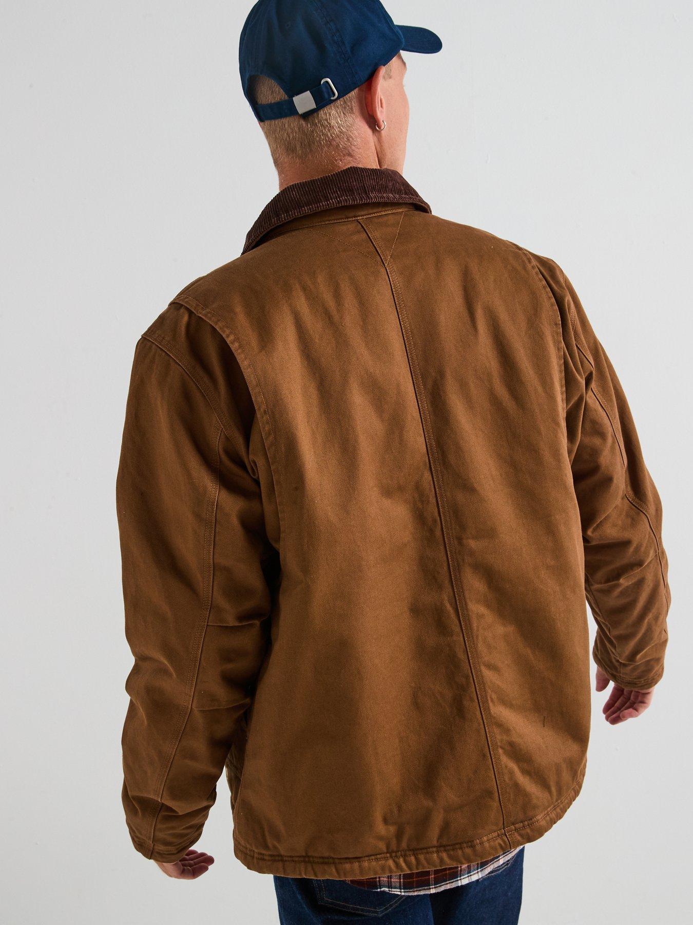 tommy-jeans-cord-collar-fleece-lined-harrington-jacket-brownstillFront