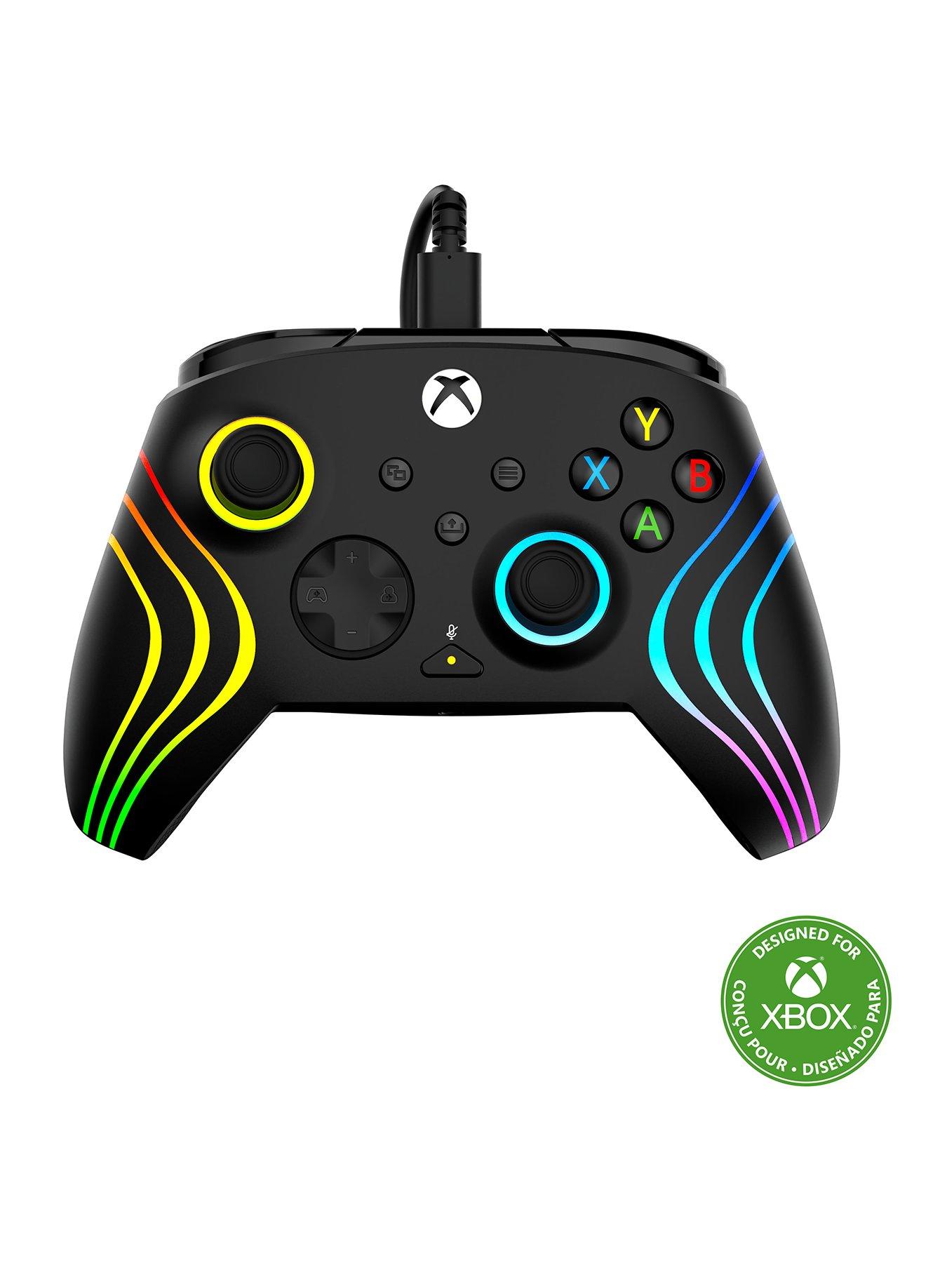 Image of pdp Afterglow Wave Wired Controller XB, Black