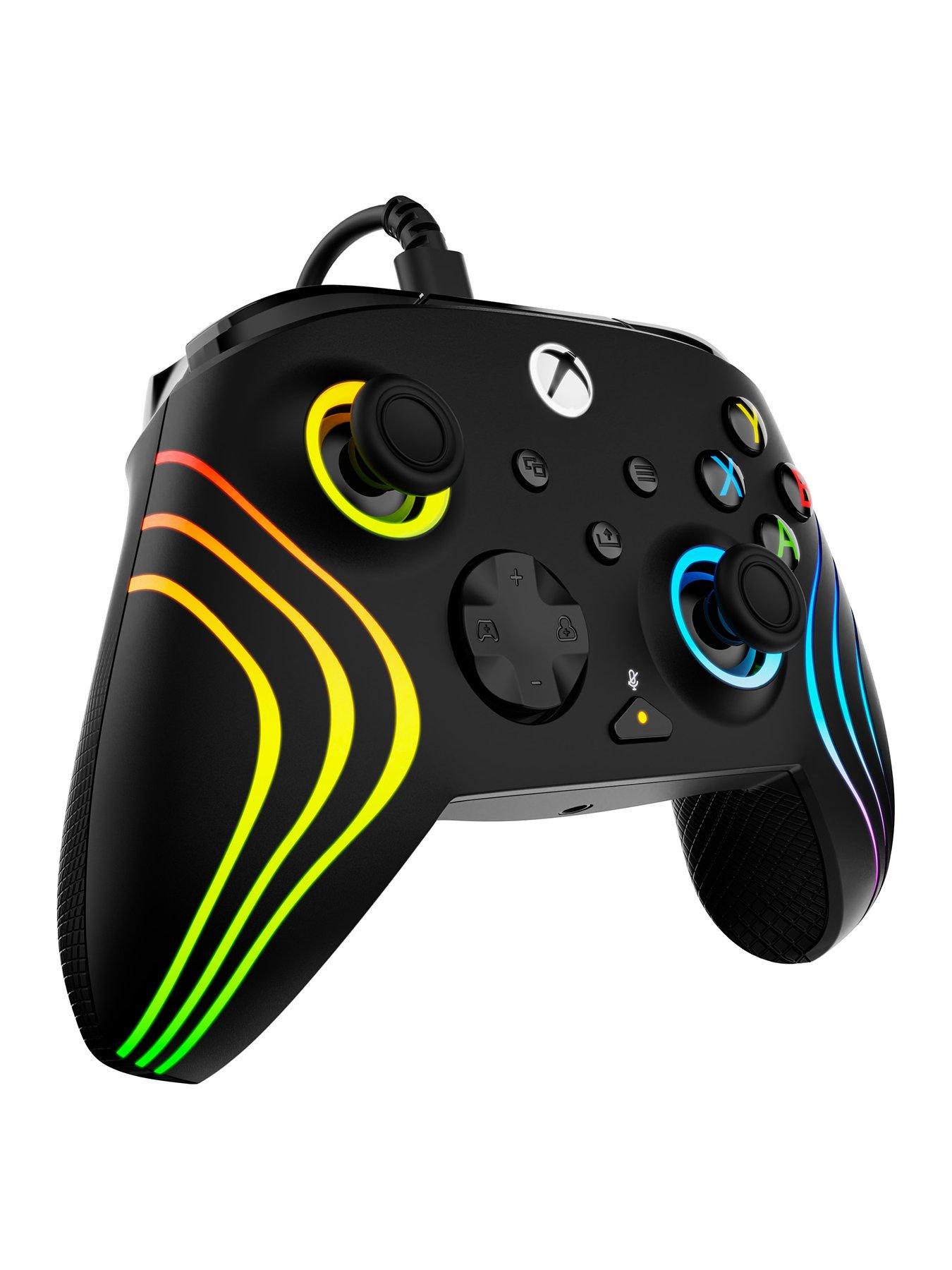 Image 3 of 7 of pdp Afterglow Wave Wired Controller XB, Black