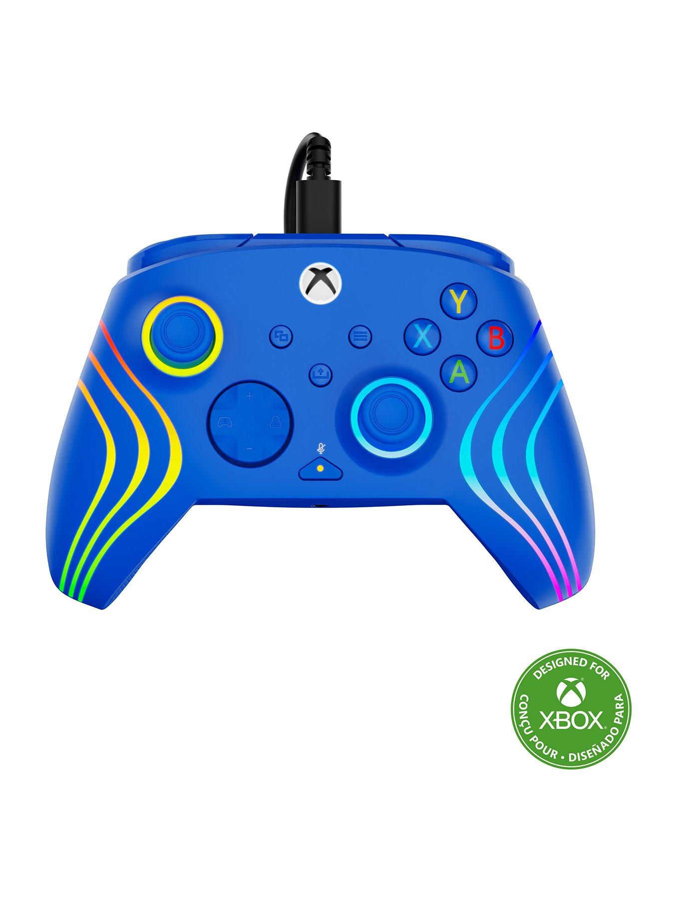 Image 1 of 7 of pdp Afterglow Wave Wired Controller XB, Blue