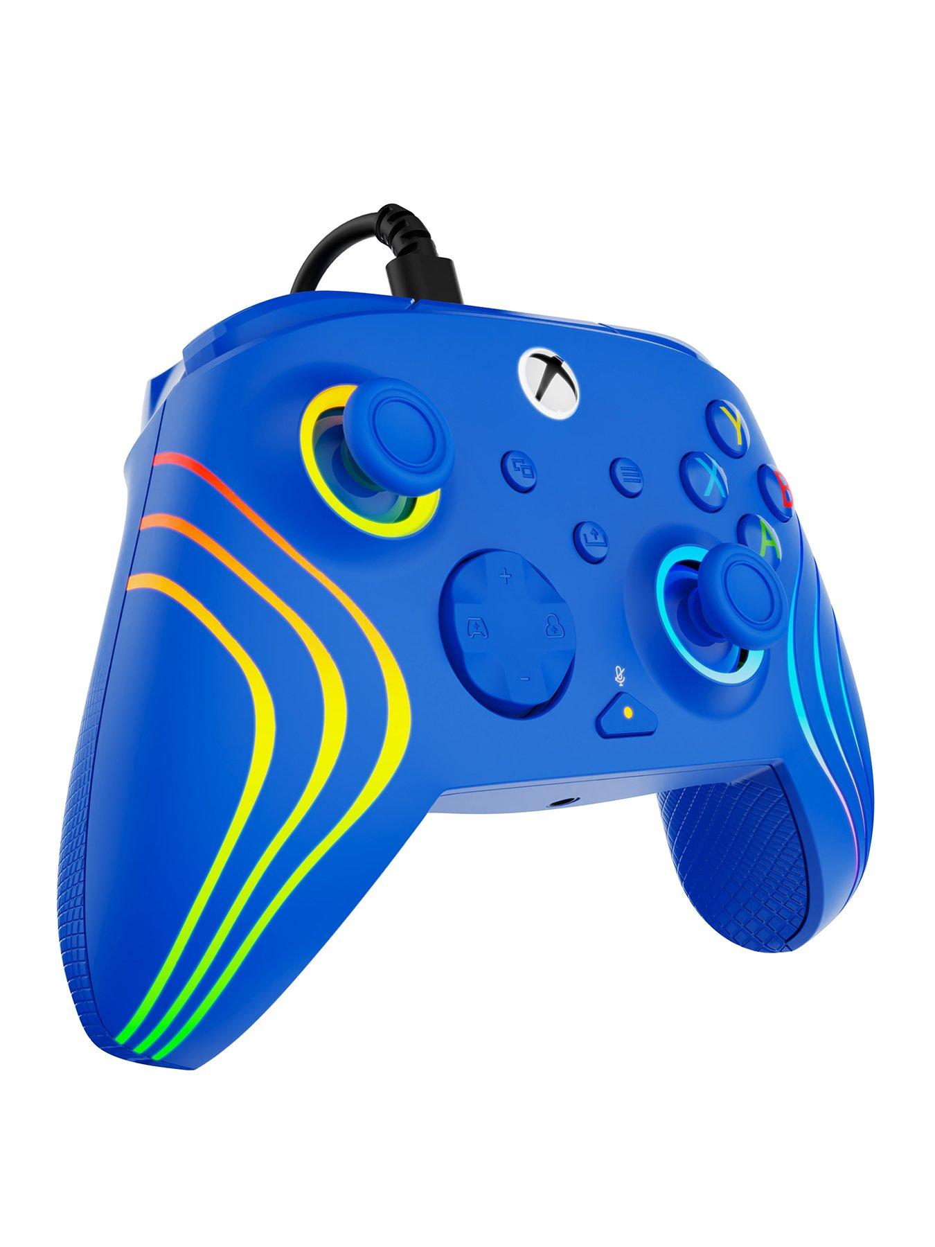 Image 3 of 7 of pdp Afterglow Wave Wired Controller XB, Blue