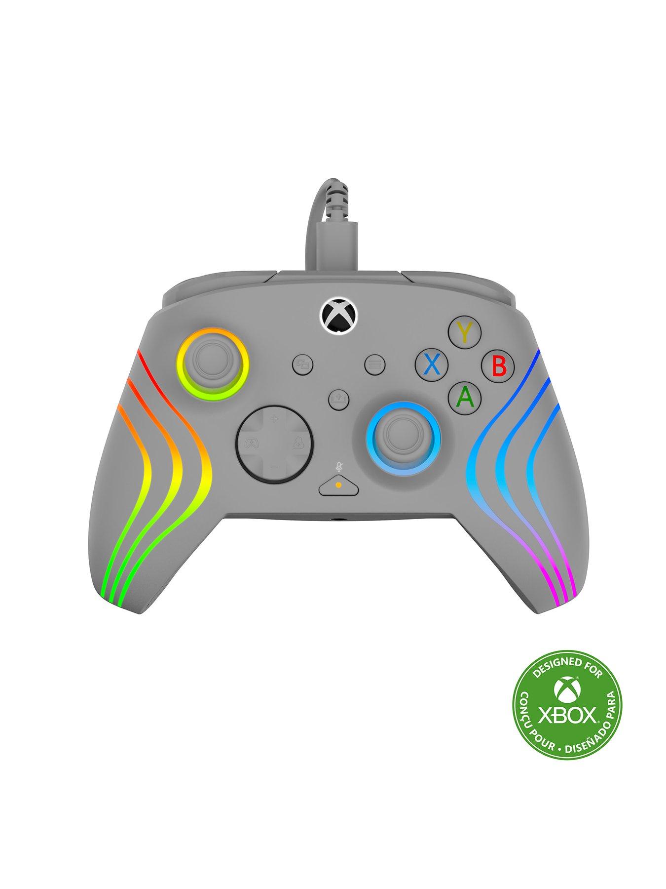 Image of pdp Afterglow Wave Wired Controller XB, Grey