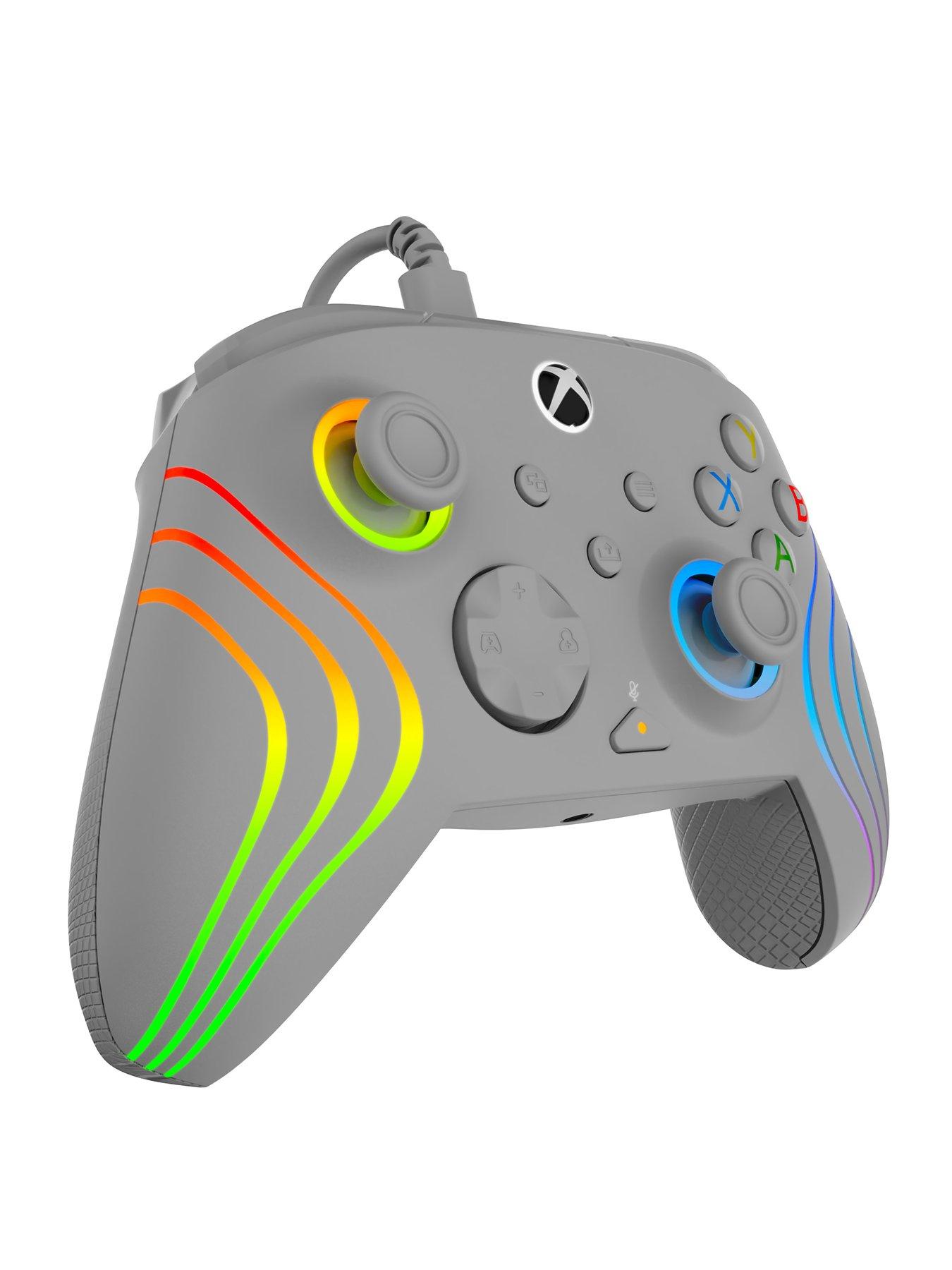 Image 3 of 7 of pdp Afterglow Wave Wired Controller XB, Grey
