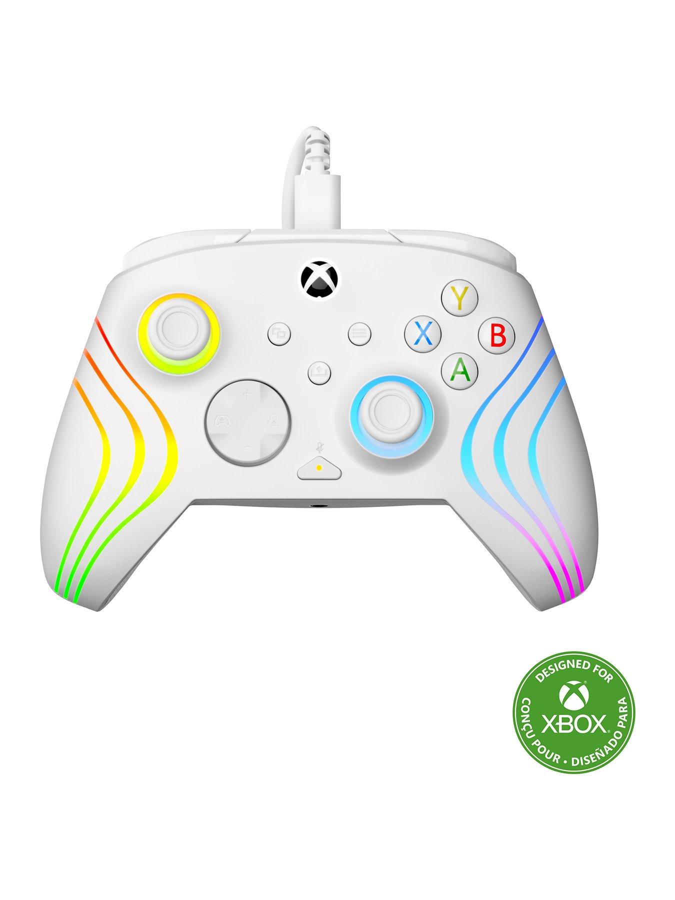 Image of pdp Afterglow Wave Wired Controller XB, White