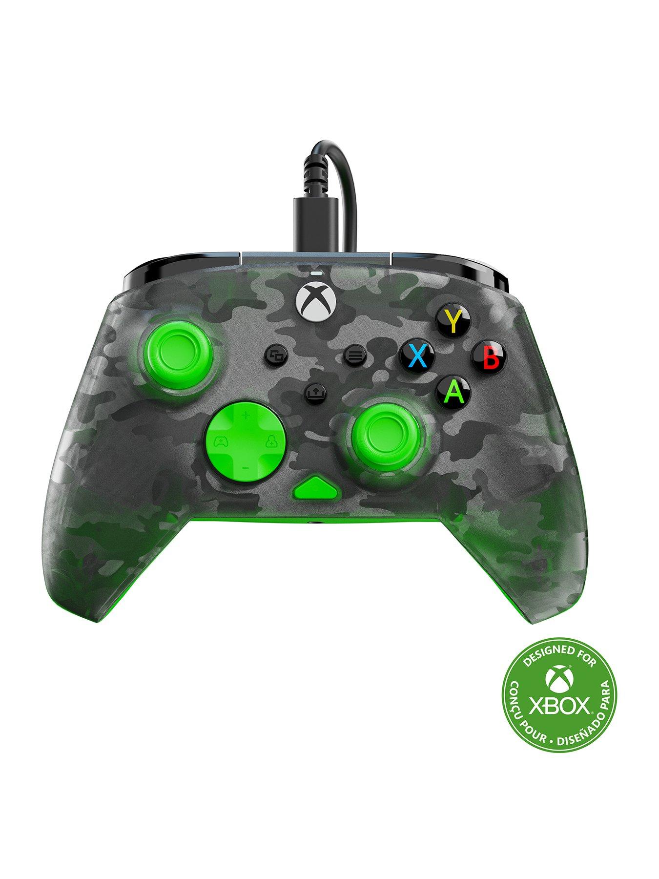 undefined Rematch Core Wired Controller XB, Ghost Camo Black & Green