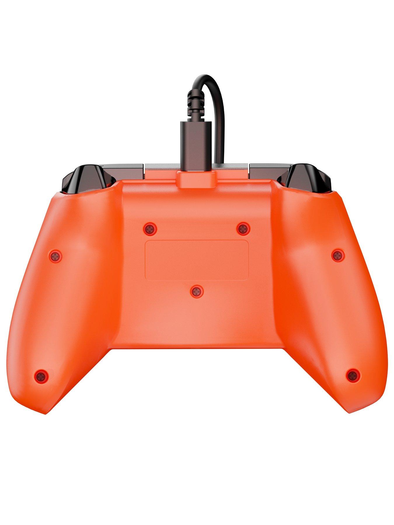 Image 7 of 8 of pdp Rematch Core Wired Controller XB, Ghost Camo Black & Orange