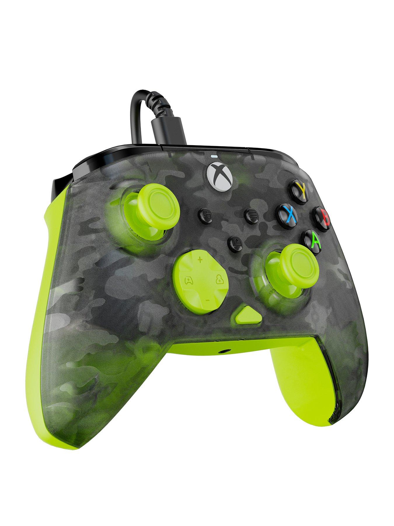 Image 3 of 8 of pdp Rematch Core Wired Controller XB, Ghost Camo Black & Yellow