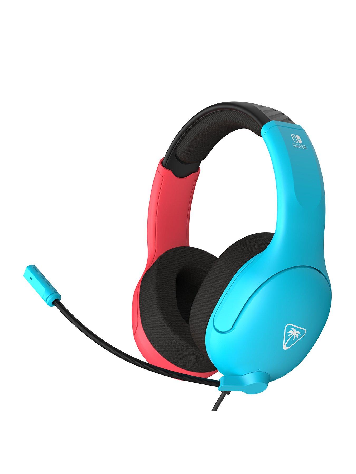 undefined Airlite Fit Headset, Neon Blue & Red