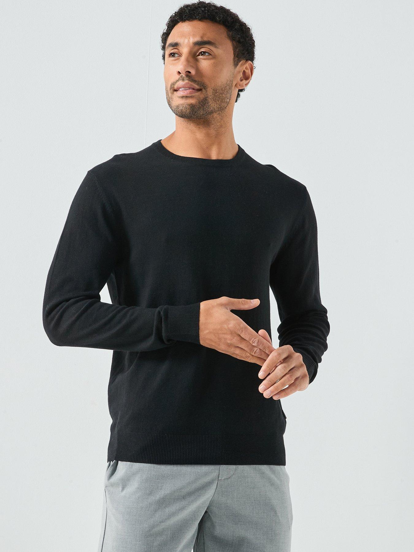 jack-jones-fine-gauge-crew-knitted-jumper-black