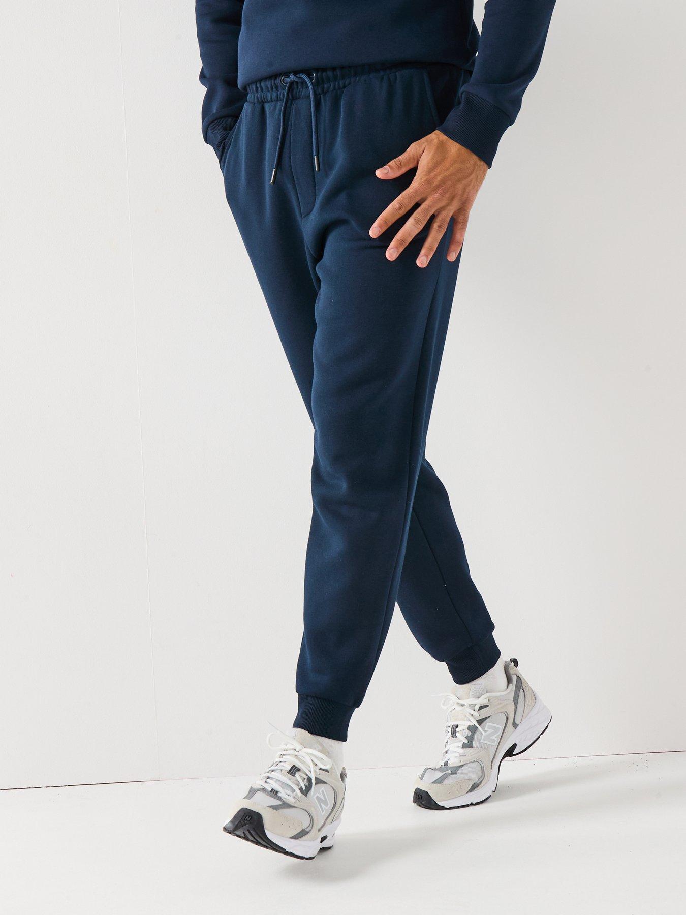 Image 1 of 5 of Jack & Jones Gordon Bradley Cuff Joggers - Navy