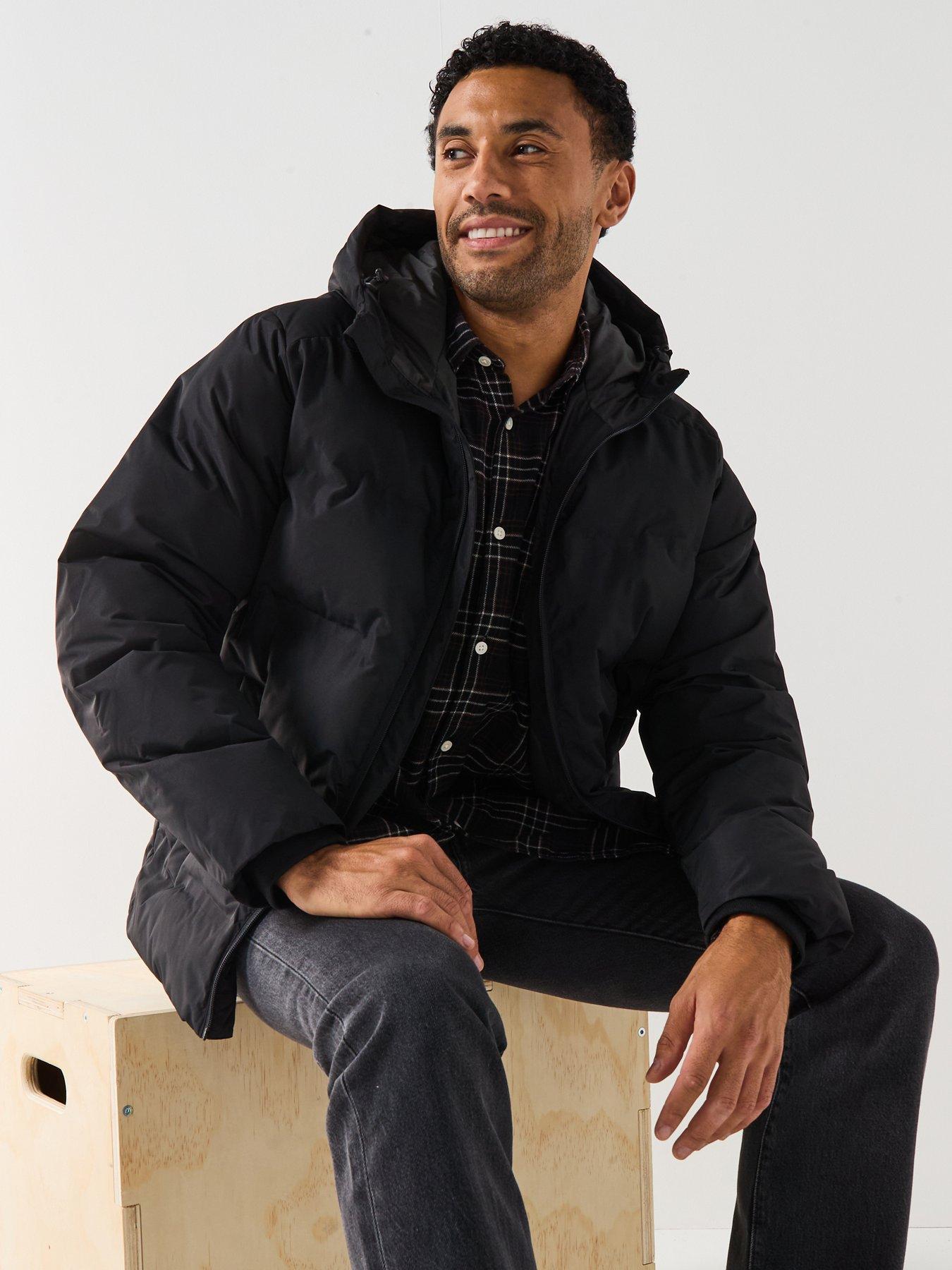 Jack & Jones Soho Hooded Large Bellow Quilted - Black