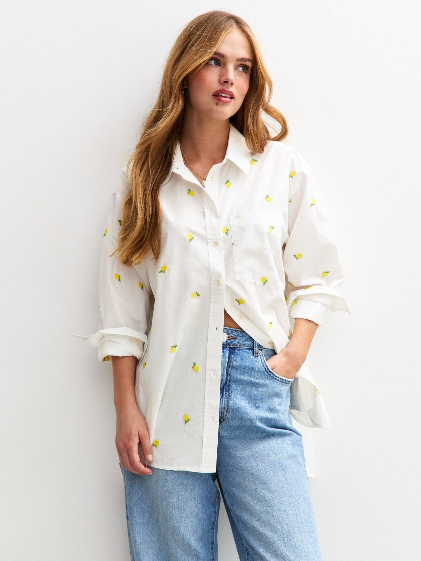 new-look-white-lemon-embroidered-long-sleeve-shirtfront