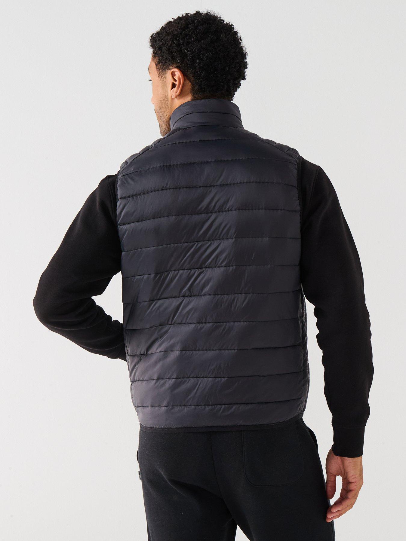 Image 2 of 6 of Jack & Jones Bradley Lightweight Padded Gillet - Black