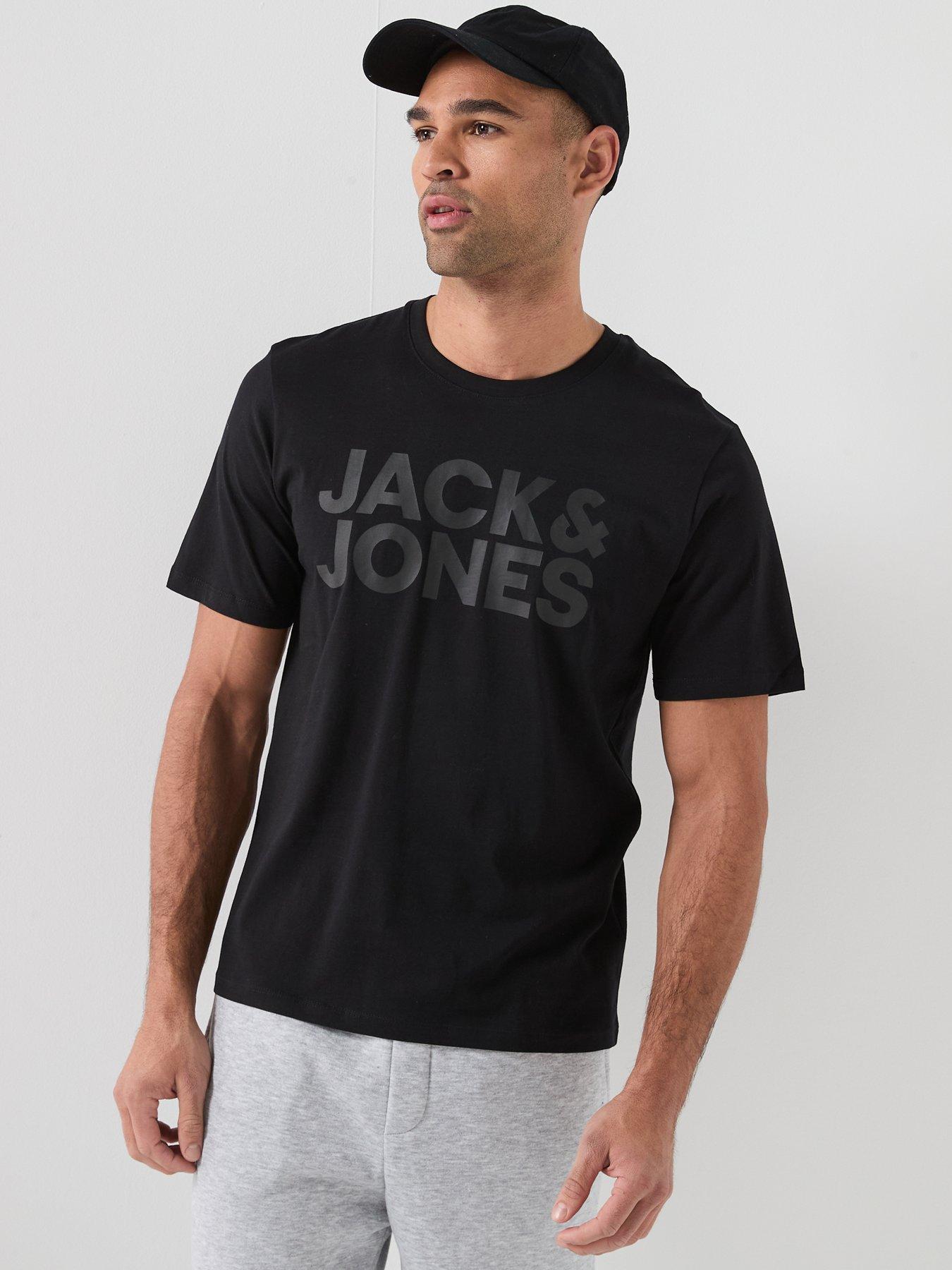 jack-jones-large-chest-tonal-logo-t-shirt-black