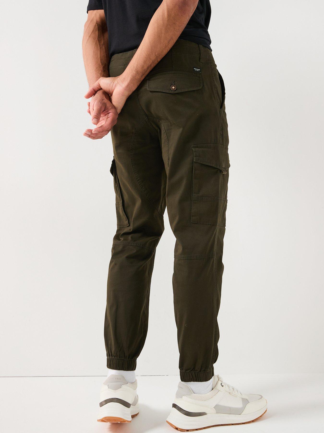 jack-jones-paul-flake-slim-fit-cuffed-cargo-trousers-khakistillFront