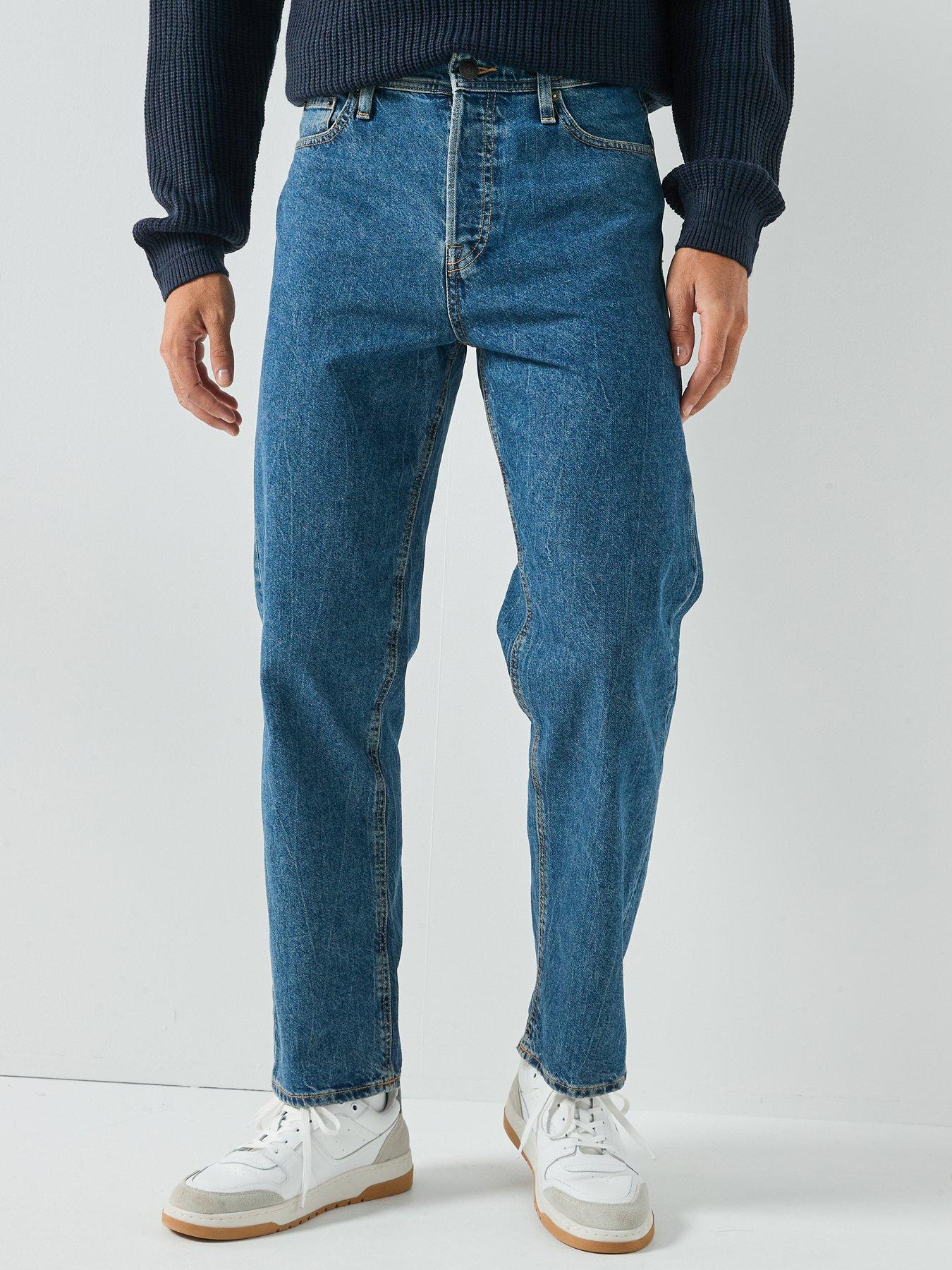 Jack & Jones Eddie Loose Fit Jeans - Dark Wash