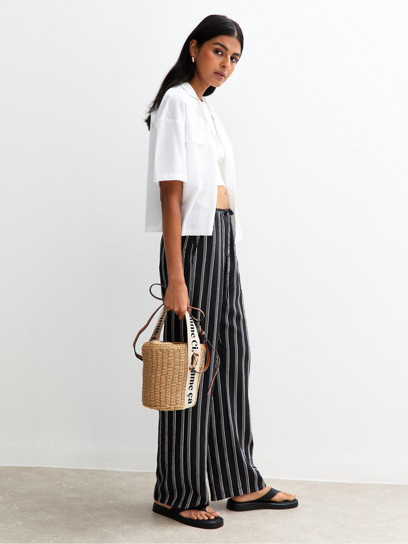 new-look-striped-wide-leg-trousers-blackback