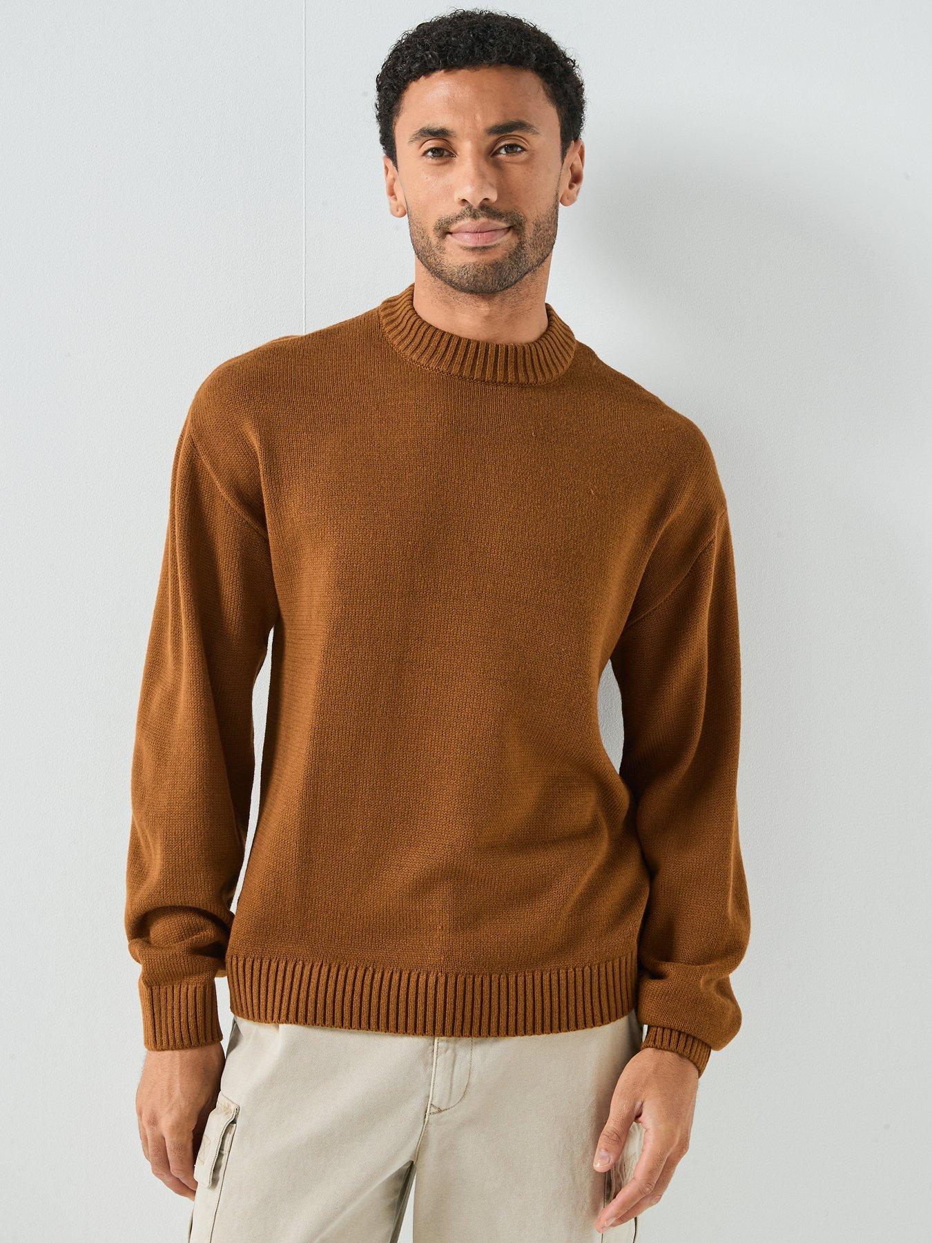 jack-jones-urban-jack-heavy-guage-knitted-jumper-brownfront