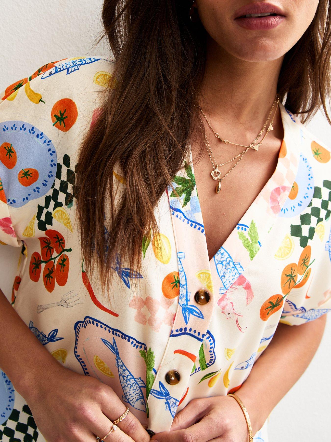 new-look-fish-picnic-print-button-front-top-whiteoutfit