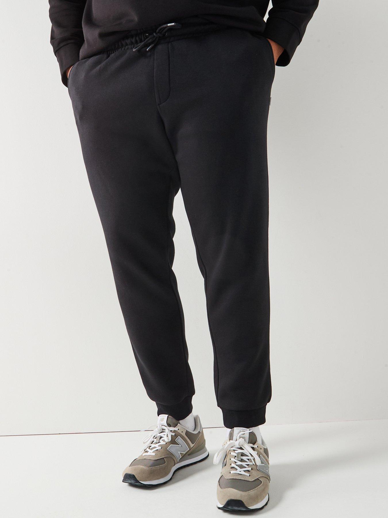 jack-jones-plus-size-gordon-bradley-cuff-joggers-black
