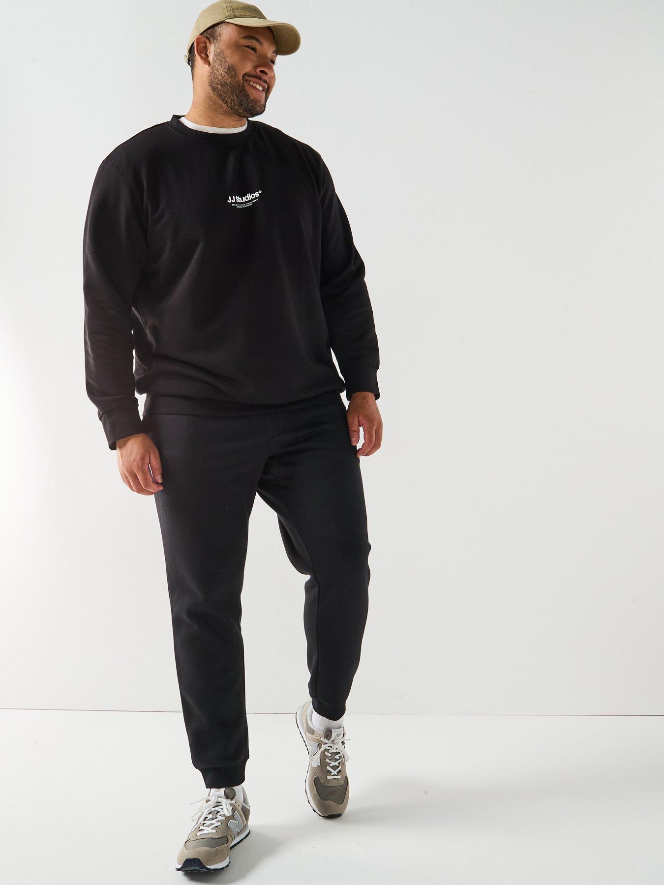 jack-jones-plus-size-gordon-bradley-cuff-joggers-blackback