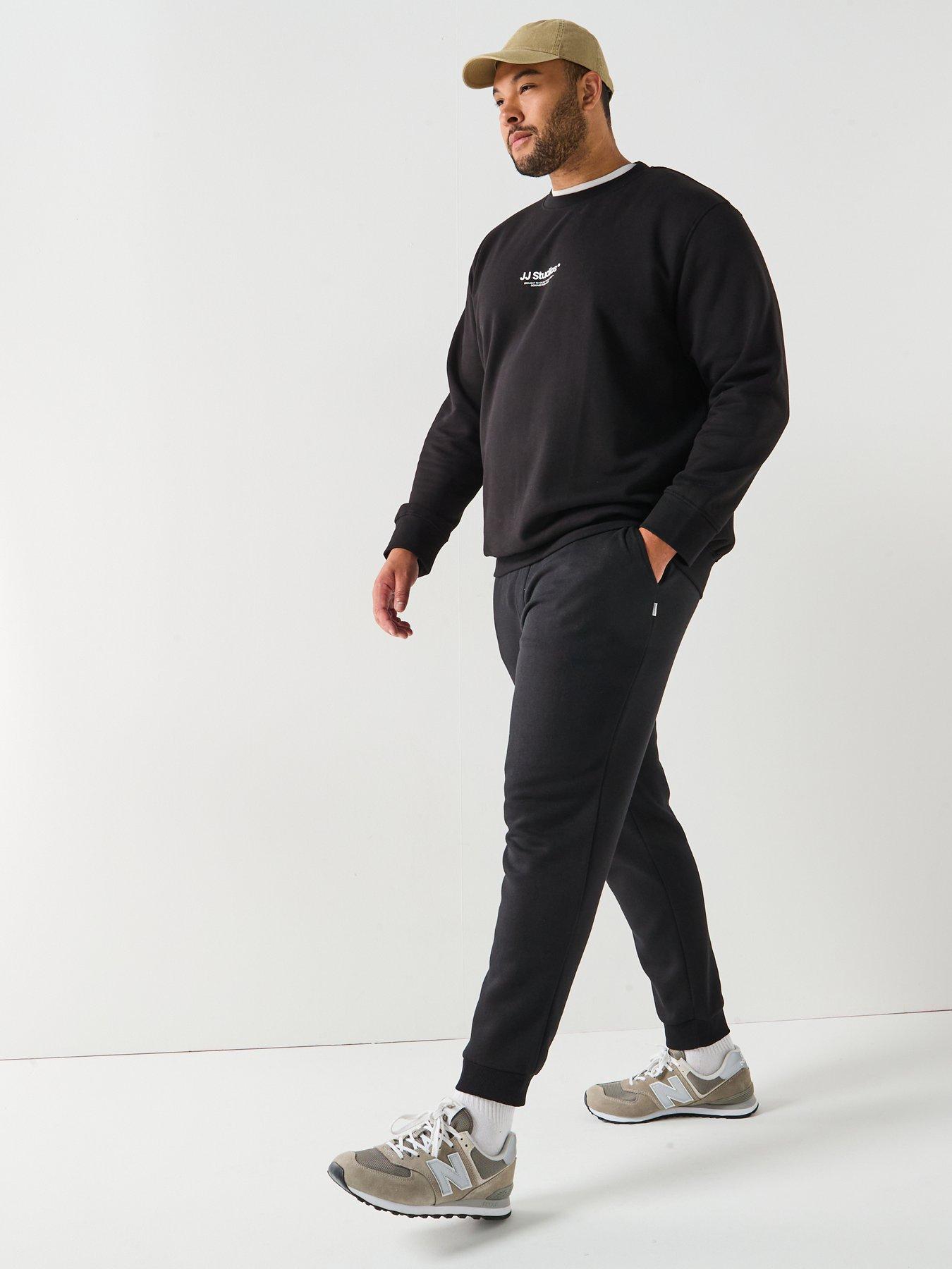 jack-jones-plus-size-gordon-bradley-cuff-joggers-blackdetail