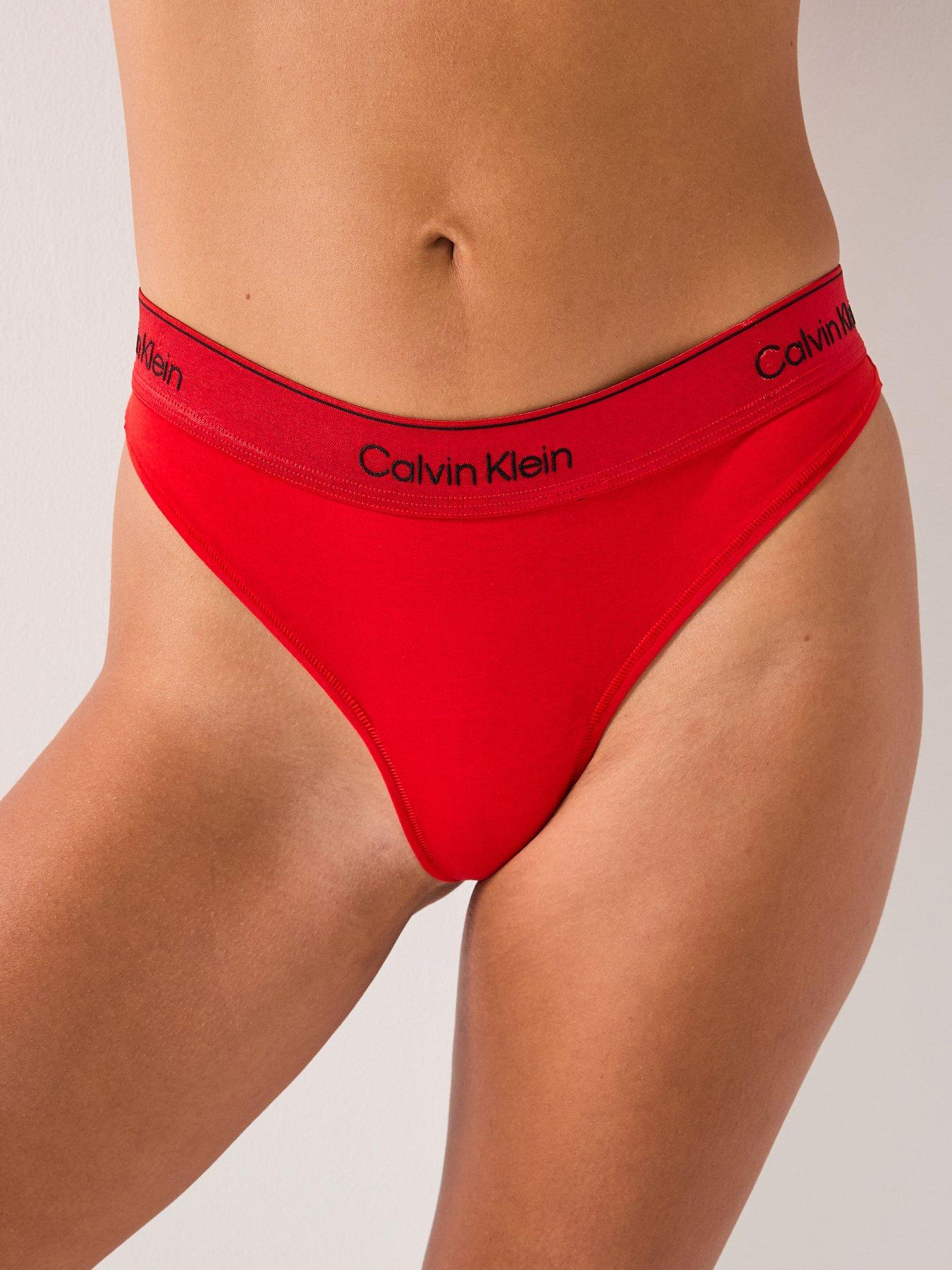calvin-klein-thong-red