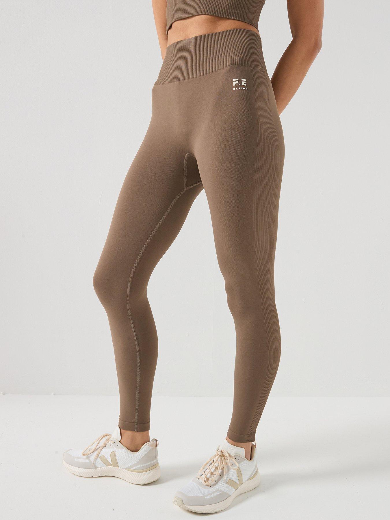 pe-nation-womens-training-restore-seamless-leggings-brown