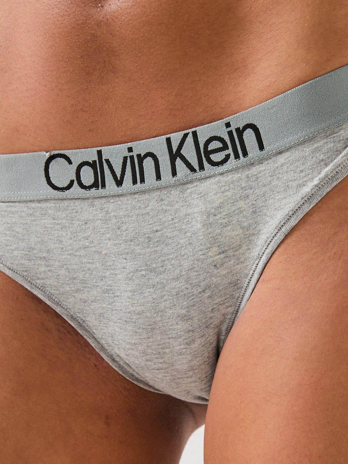 Image 4 of 5 of Calvin Klein Thongs - Grey