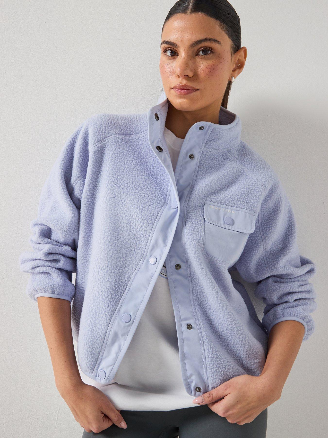 Image 1 of 6 of P.E Nation Womens Training Takeover Jacket - Blue