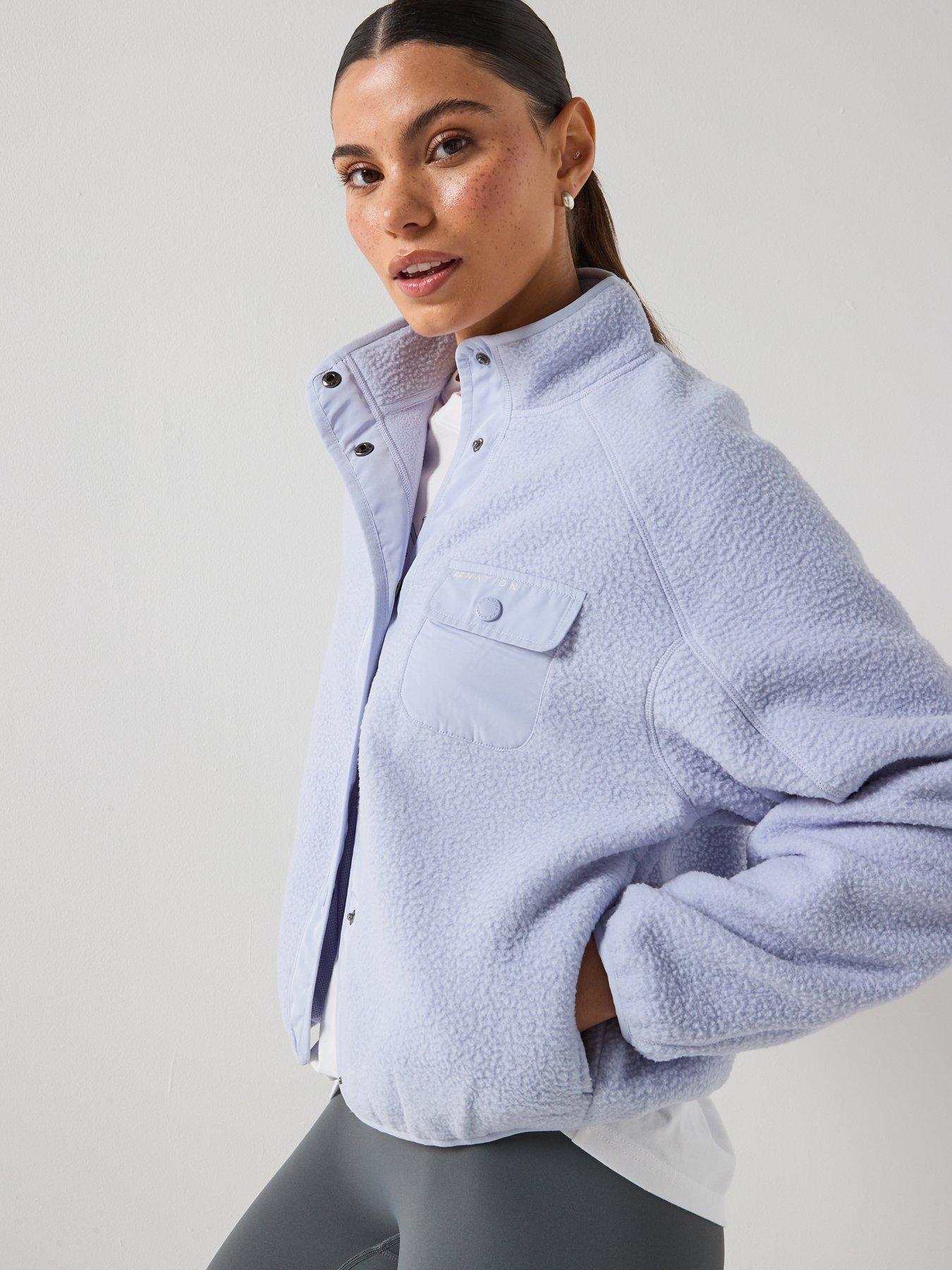 Image 6 of 6 of P.E Nation Womens Training Takeover Jacket - Blue