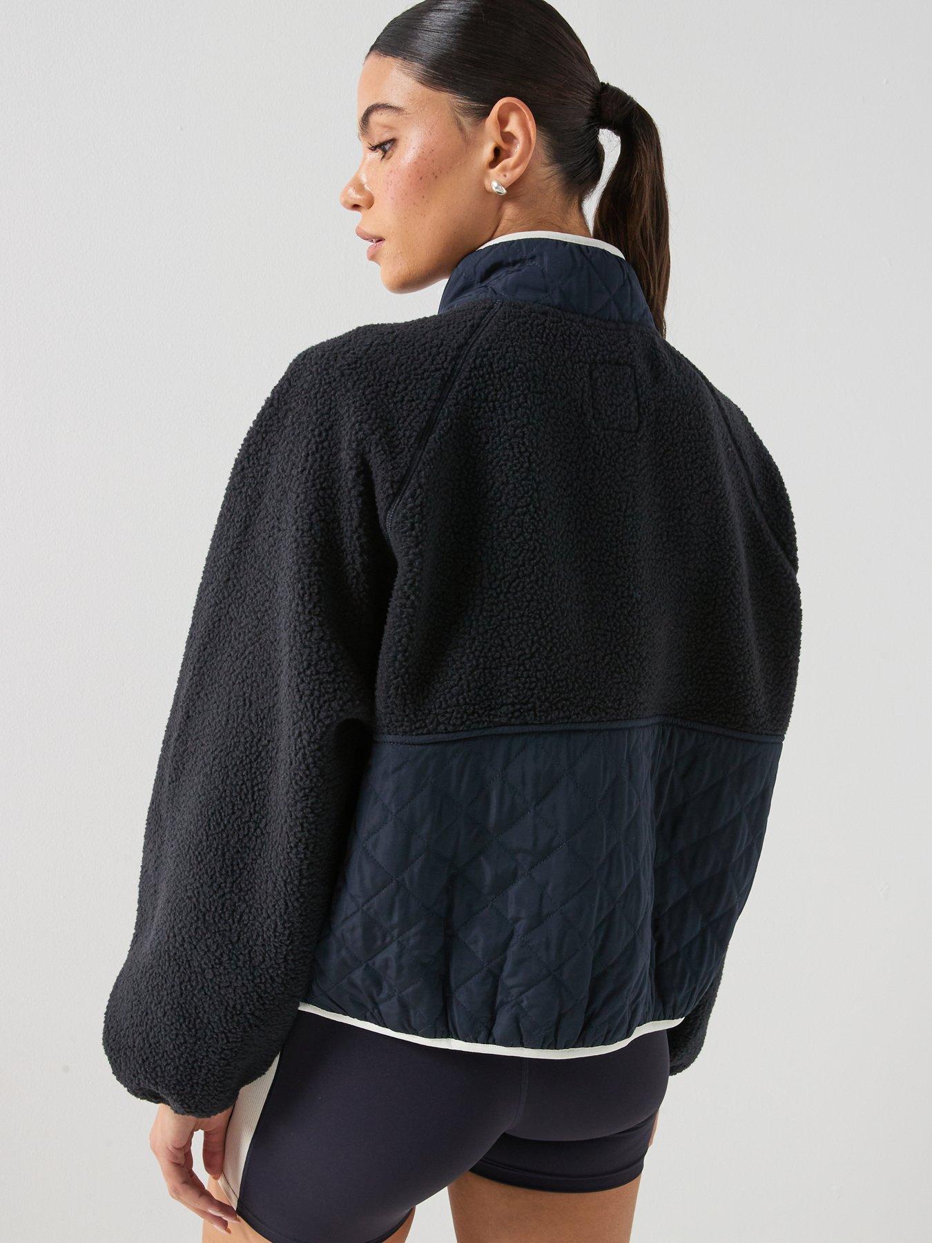Image 2 of 6 of P.E Nation Womens Training Technique Quilt Jacket - Navy