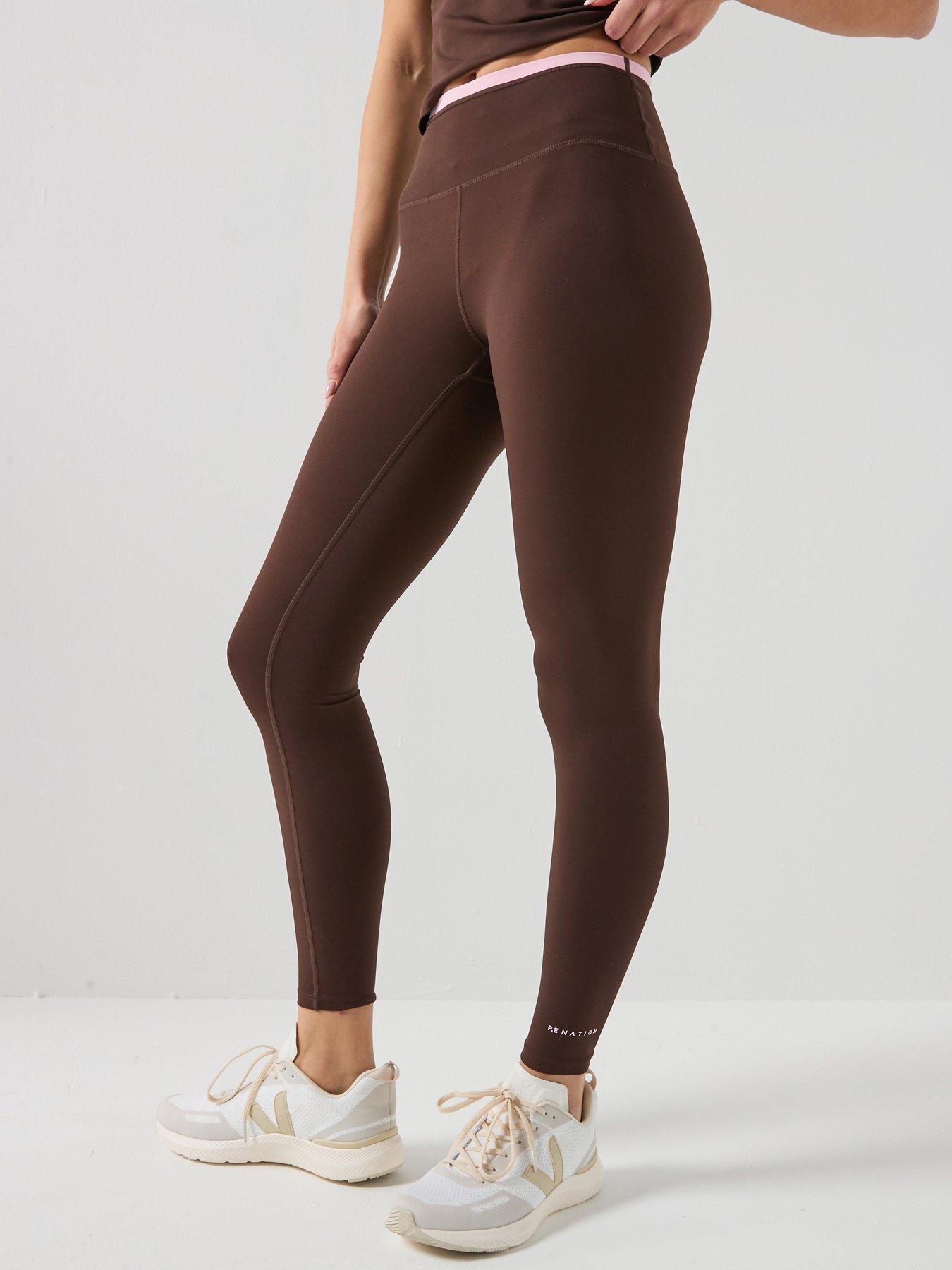 pe-nation-womens-training-vita-full-length-leggings-brown
