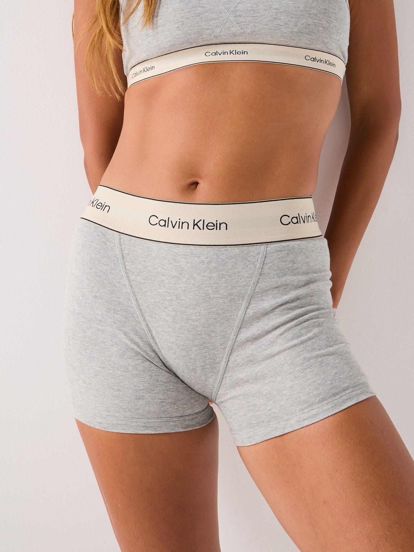 Image 1 of 4 of Calvin Klein Boxer Briefs - Grey