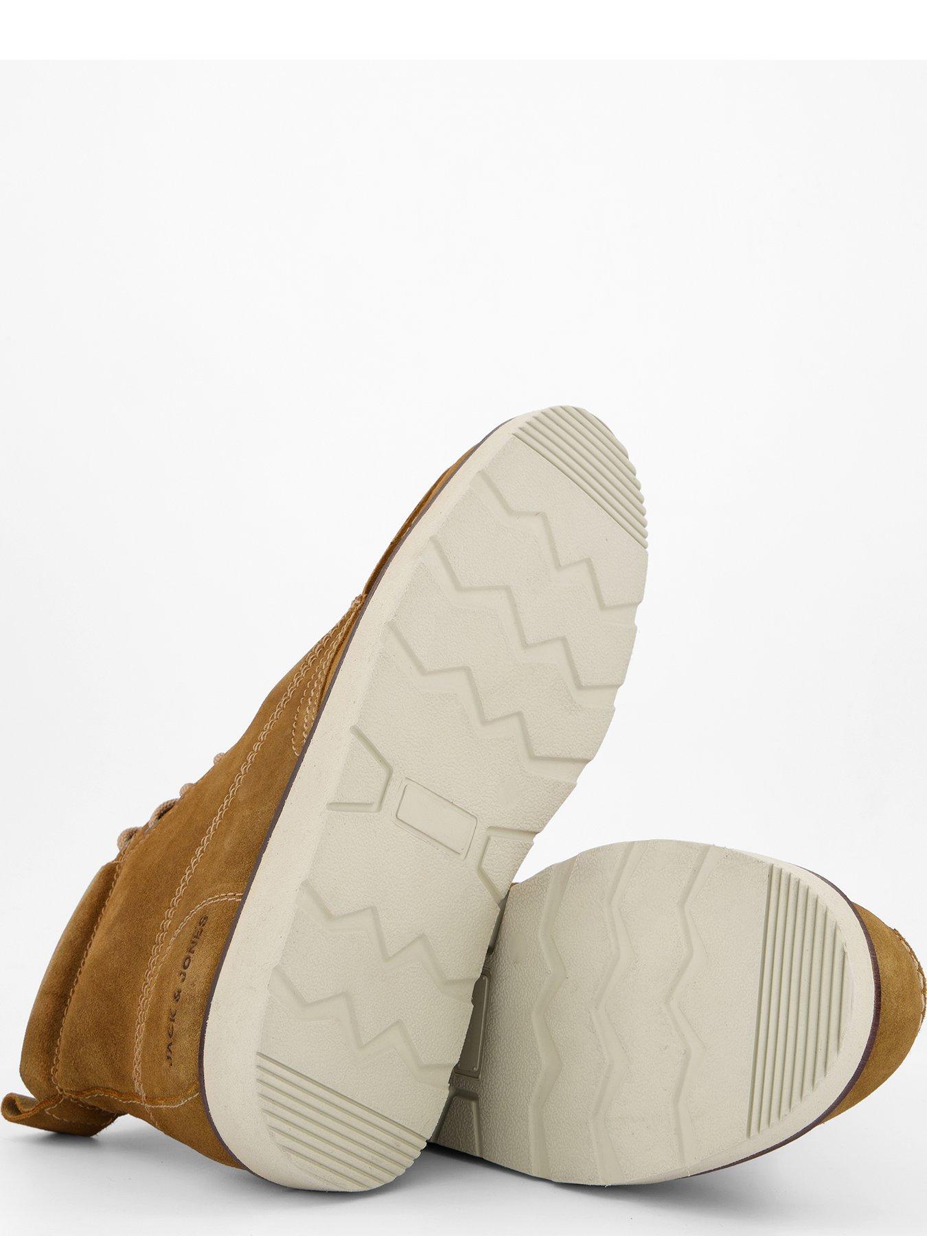 Image 4 of 7 of Jack & Jones Toronto Apron Suede Lace Up Boots - Light Brown