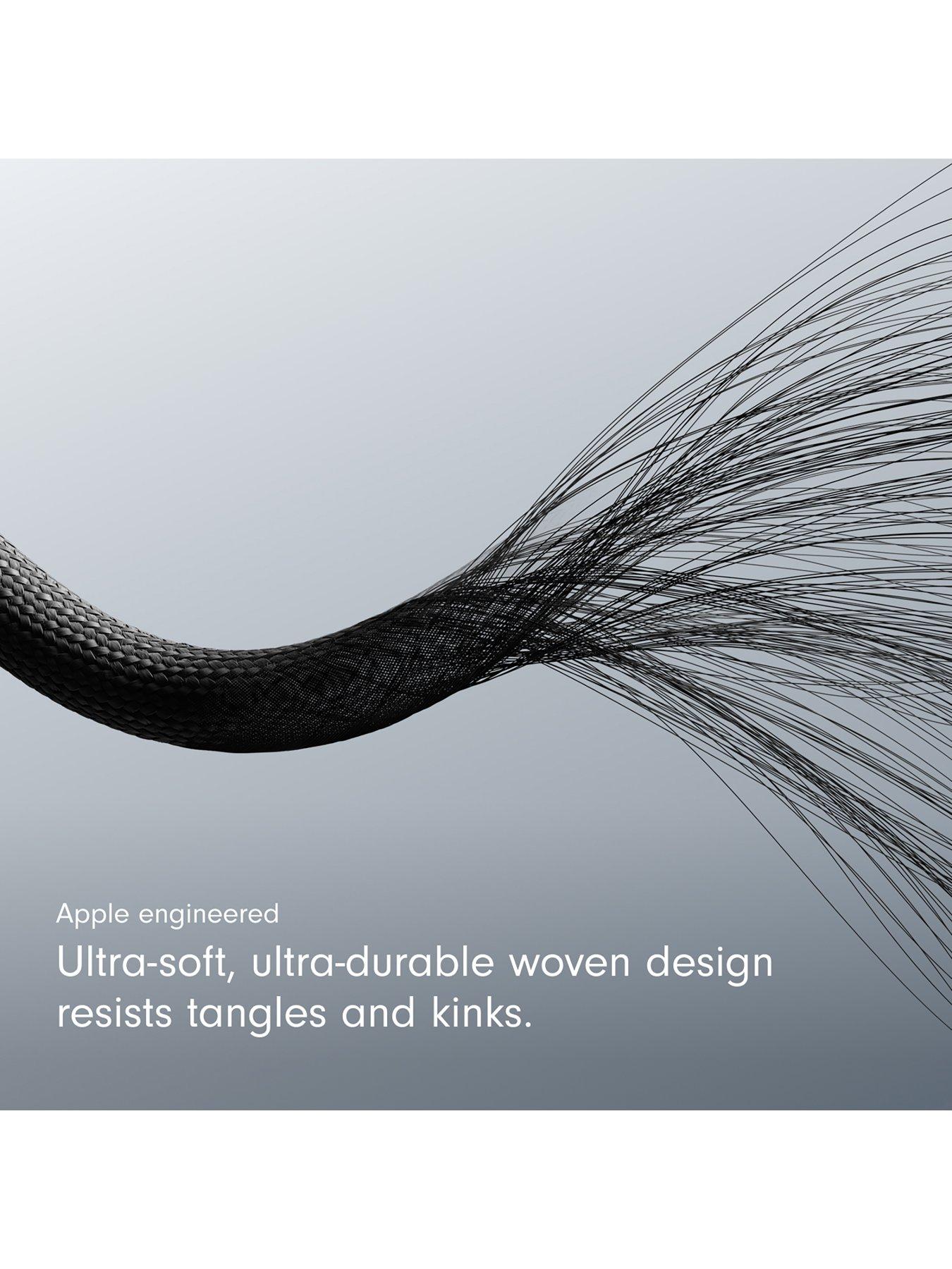 Image 4 of 8 of Beats USB-C to USB-C Woven Cables (1.5 m) - Bolt Black (2-Pack)