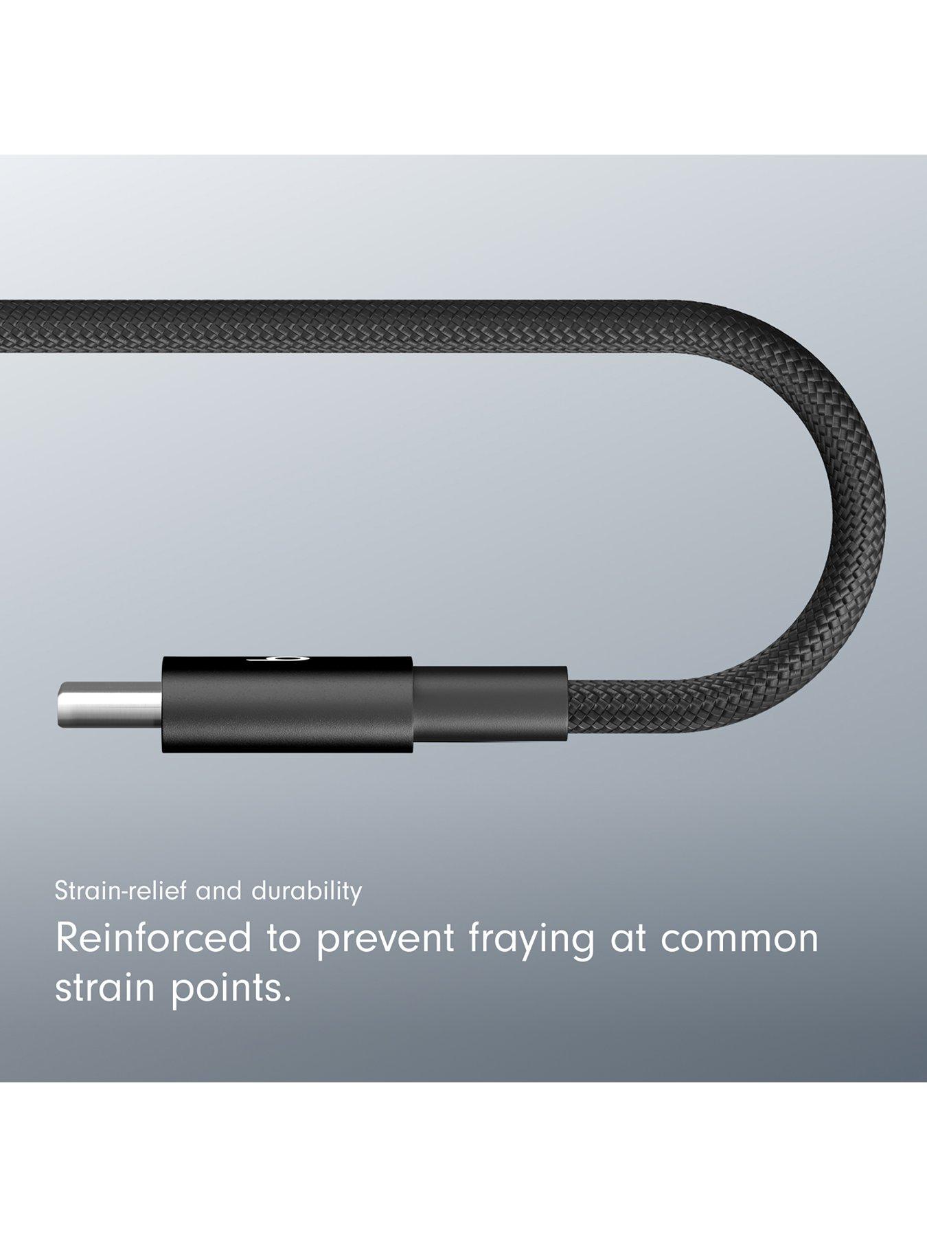 Image 5 of 8 of Beats USB-C to USB-C Woven Cables (1.5 m) - Bolt Black (2-Pack)