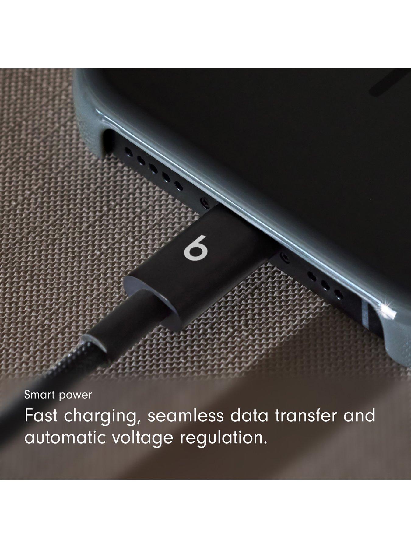 Image 6 of 8 of Beats USB-C to USB-C Woven Cables (1.5 m) - Bolt Black (2-Pack)