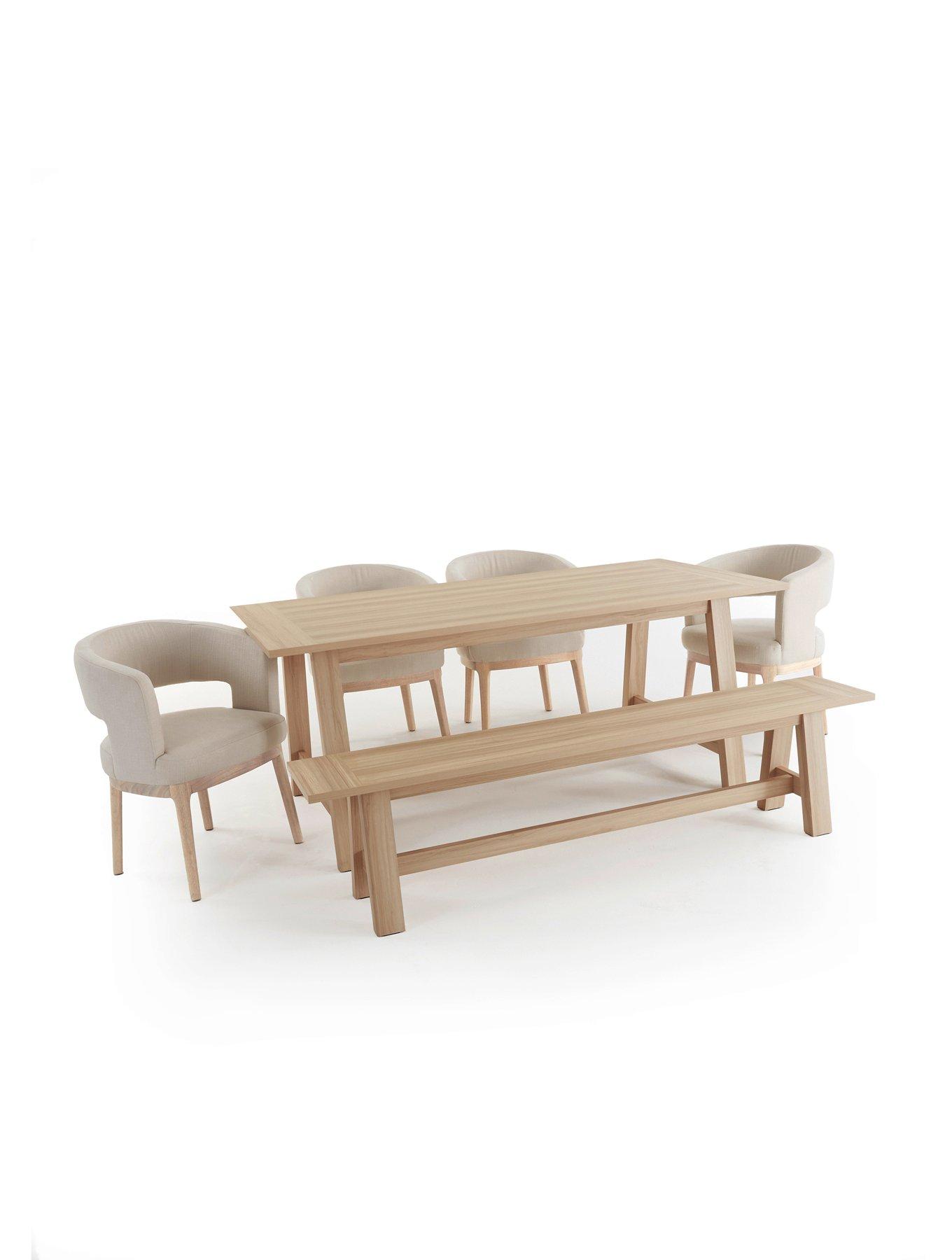 michelle-keegan-home-lindley-185-cm-dining-table-nbsp1-bench-4-chairsnbsp--fscreg-certifiedback
