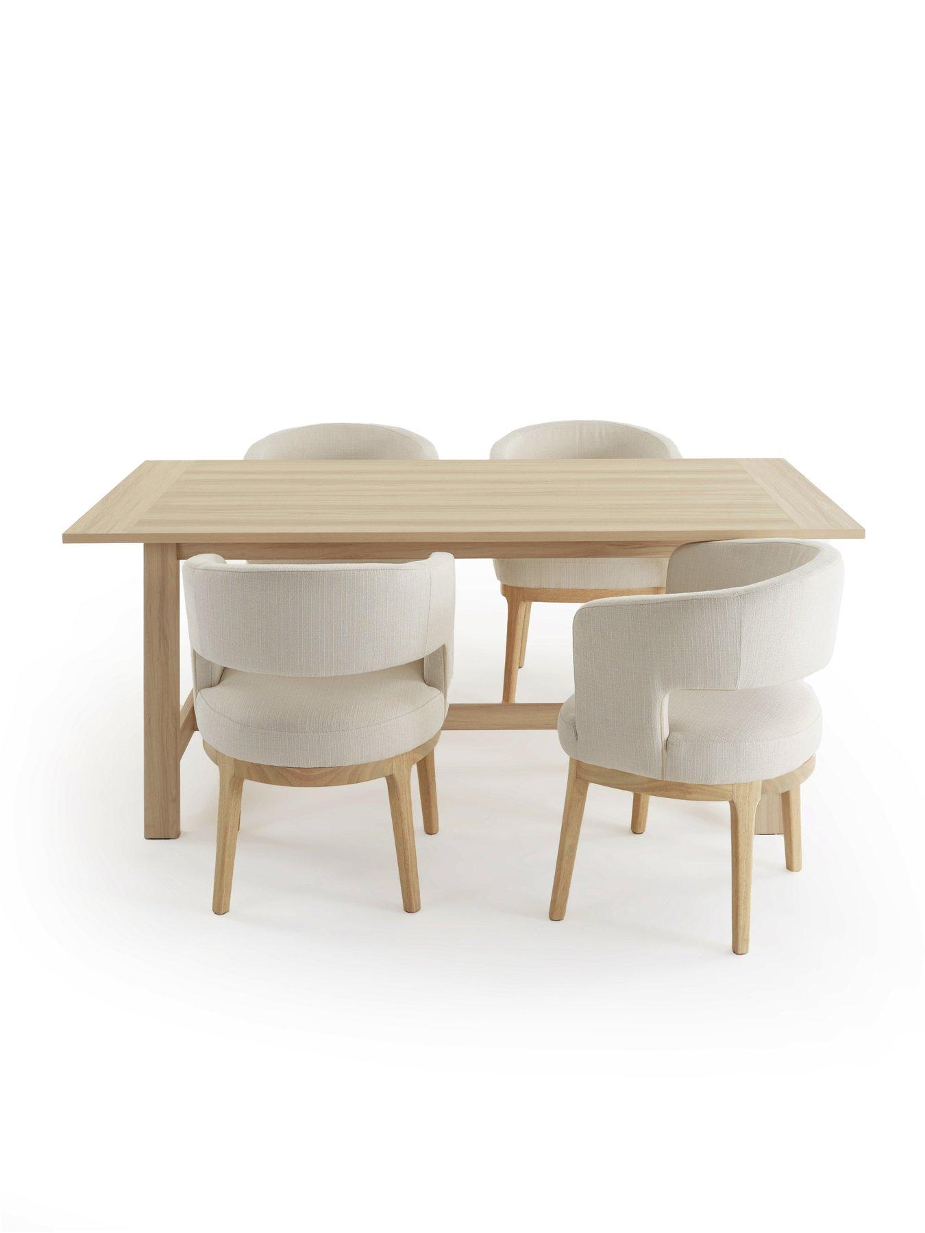 michelle-keegan-home-lindley-185cm-dining-table-amp-4-chairsoutfit