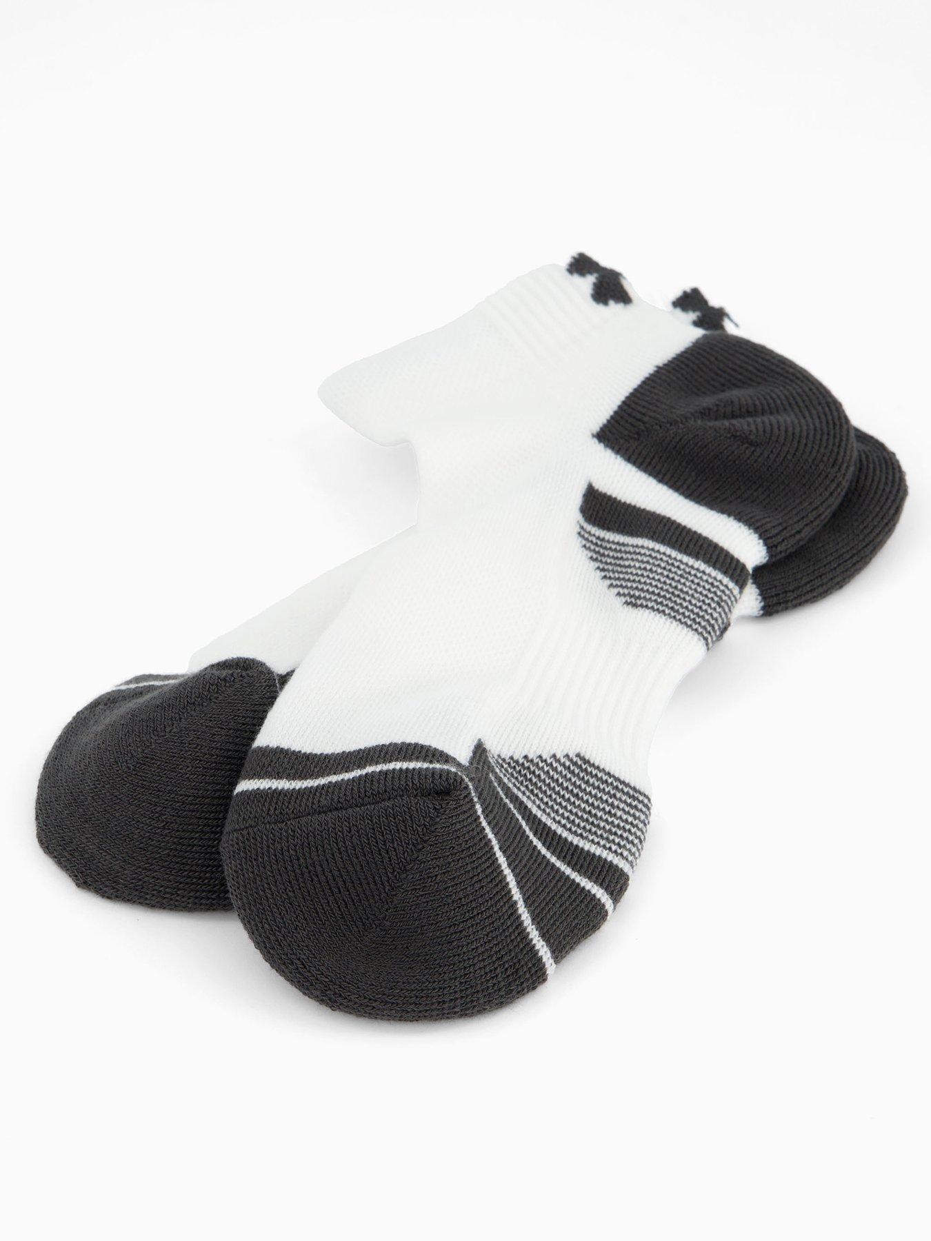 Image 4 of 4 of UNDER ARMOUR Adults Unisex Training Tech 3pack Low Socks - White