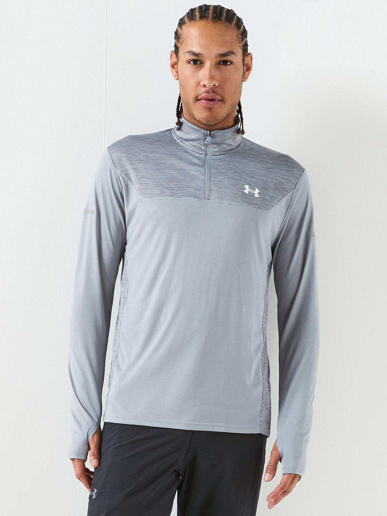 Image 1 of 5 of UNDER ARMOUR Mens Training Tech Utility 1/4 Zip - Grey